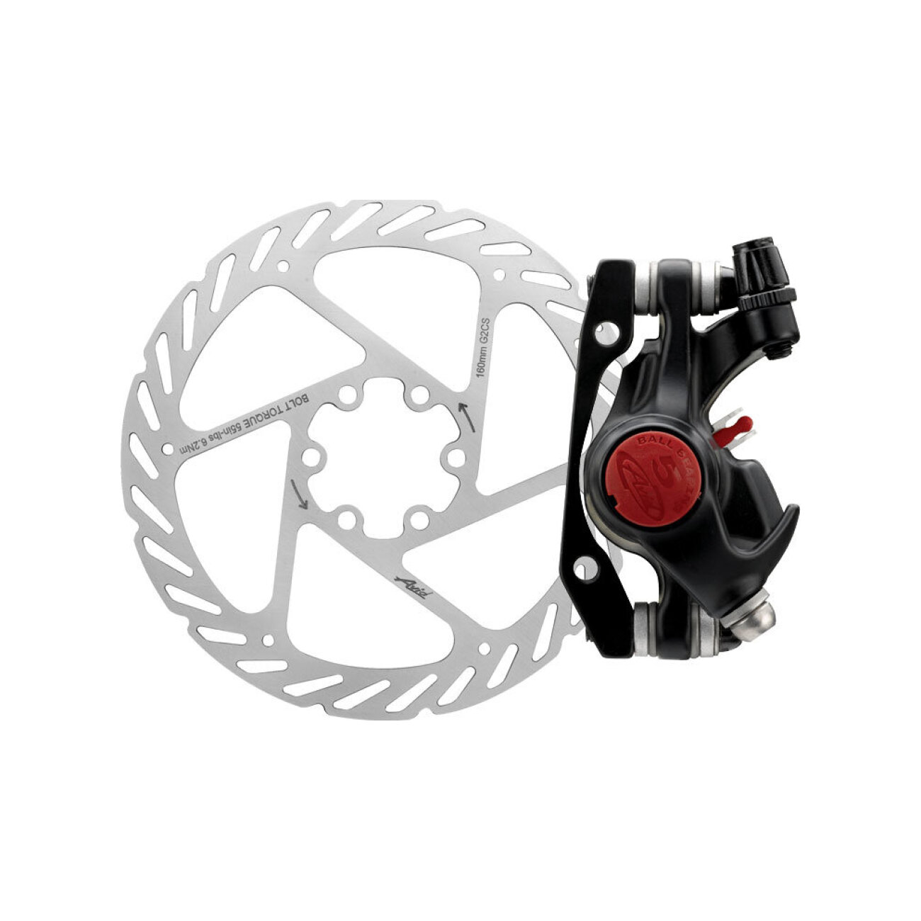 SRAM kotúčová brzda - AVID BB5 MTB 160mm - čierna