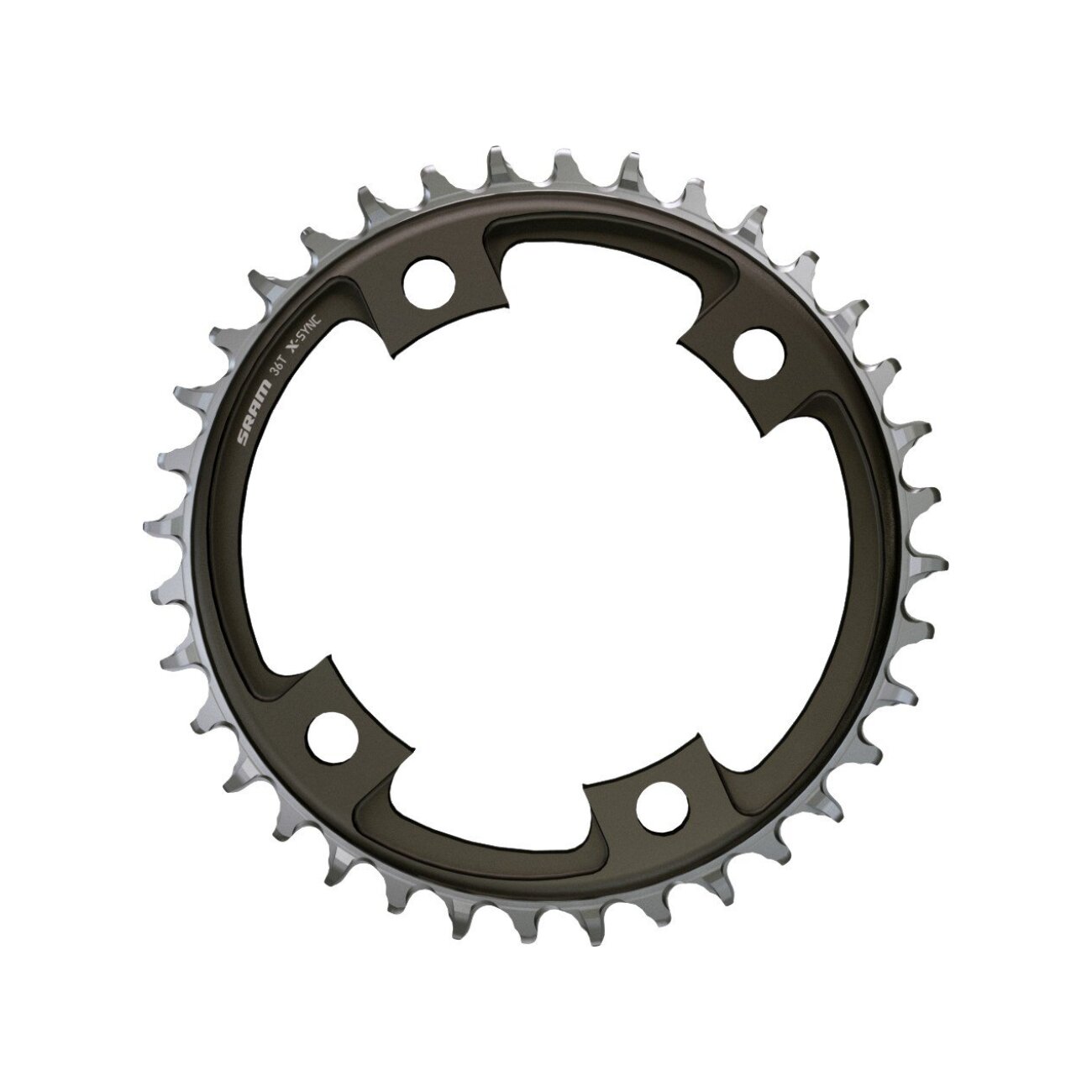 SRAM prevodník - ROAD 38 107BCD X-SYNC BLAST - čierna