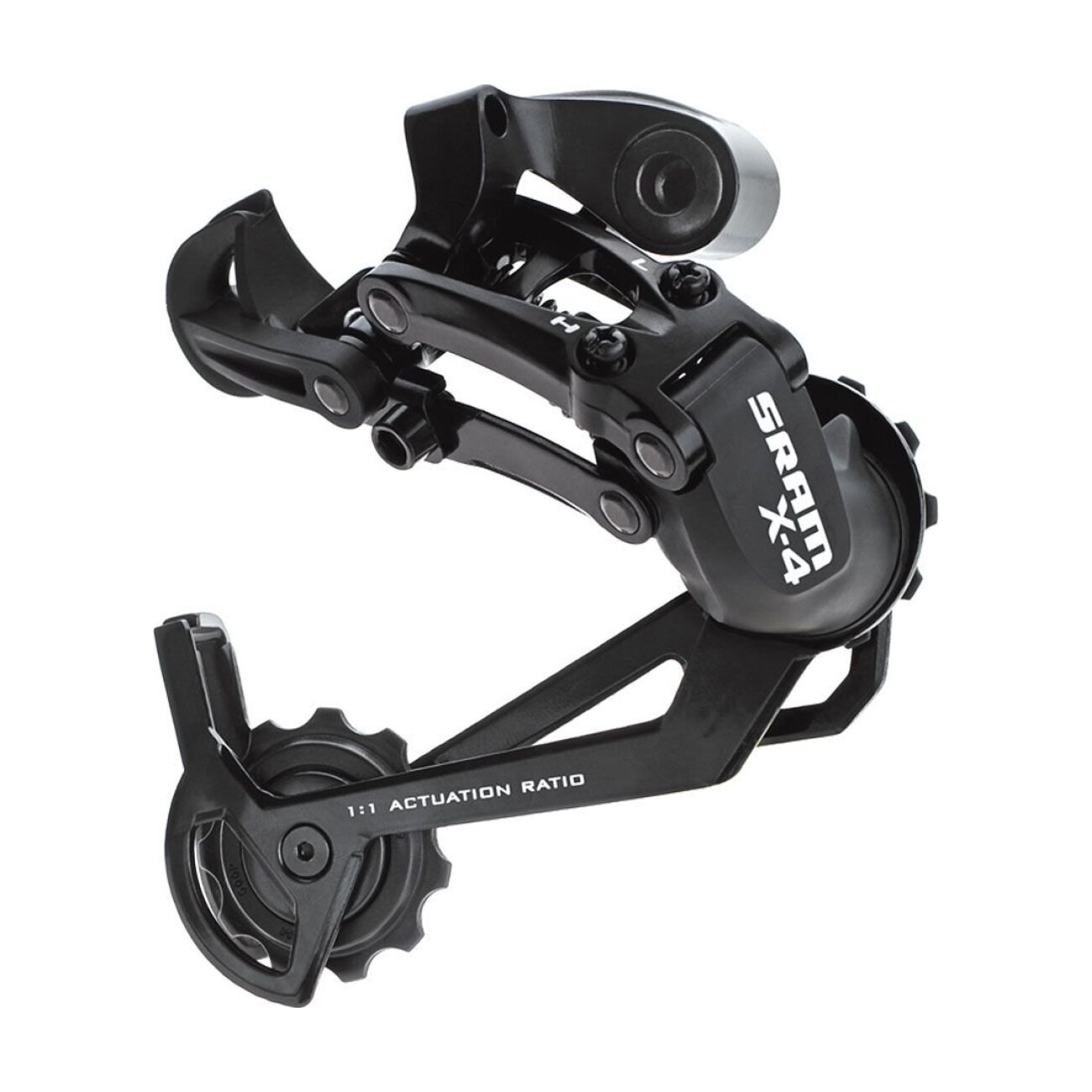 
                SRAM prehadzovačka - DERAILLEUR X-4 - čierna
            