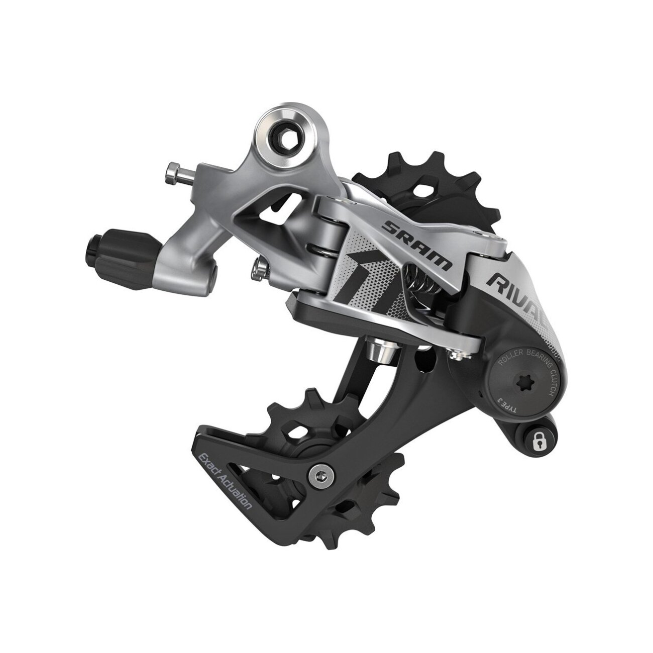 
                SRAM prehadzovačka - RIVAL1 TYPE 3.0 - strieborná
            