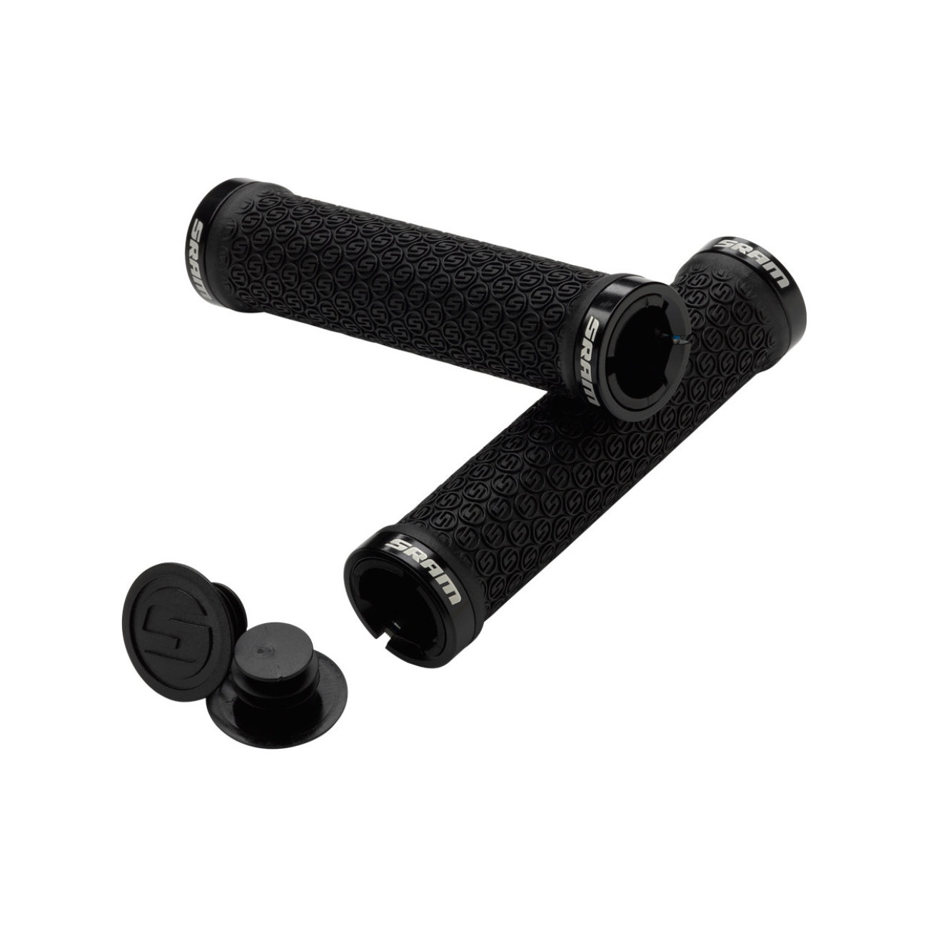 E-shop SRAM gripy - LOCKING GRIPS - čierna