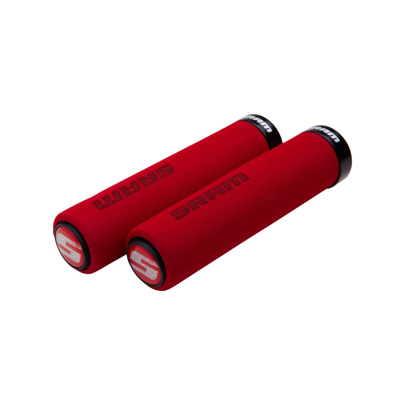 E-shop SRAM gripy - LOCKING GRIPS 129 mm - červená