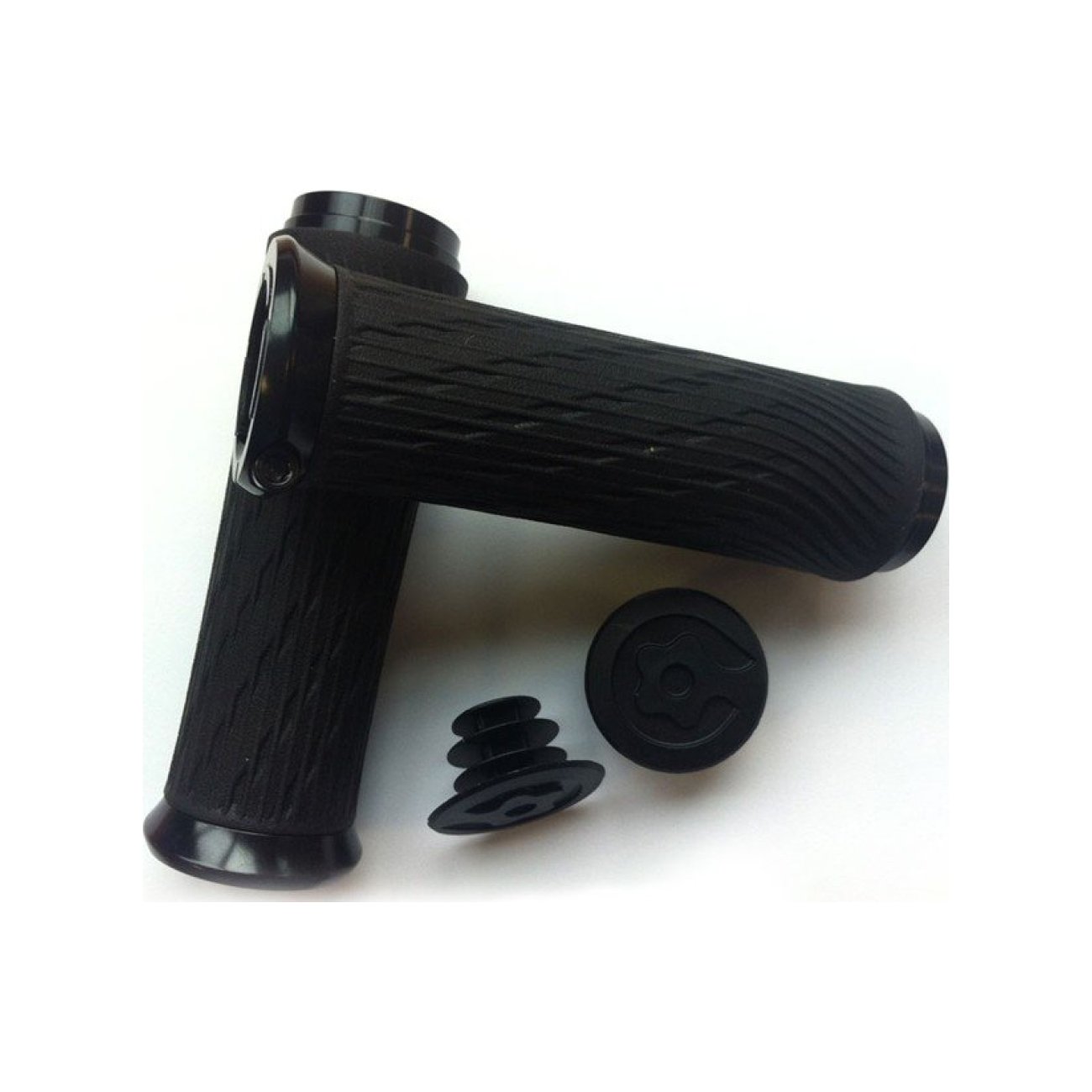 E-shop SRAM gripy - LOCKING GRIPS 122 mm - čierna