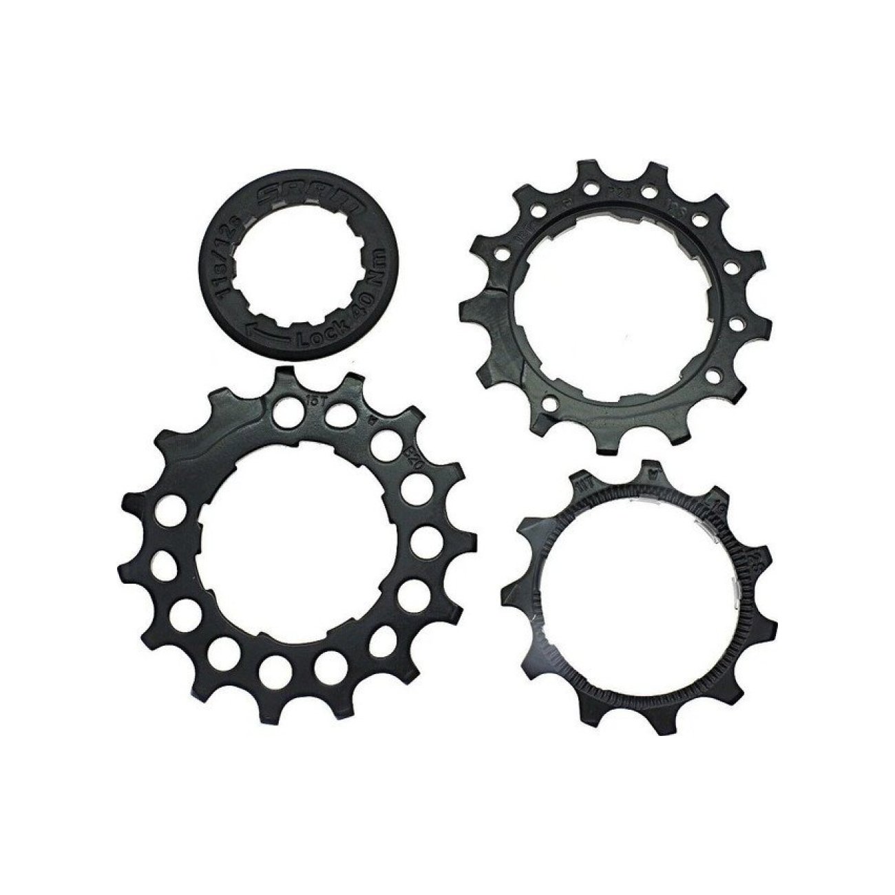 SRAM kazetové koše - REPLACEABLE COGS PG-1210/1230 11T-13T-15T - čierna