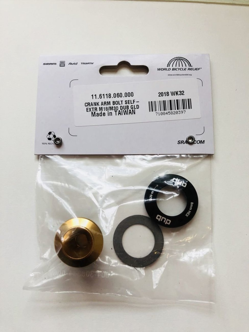 
                SRAM opravná sada - CRANK ARM BOLT KIT SELF-EXTRACTING M18/M30 DUB  - čierna
            