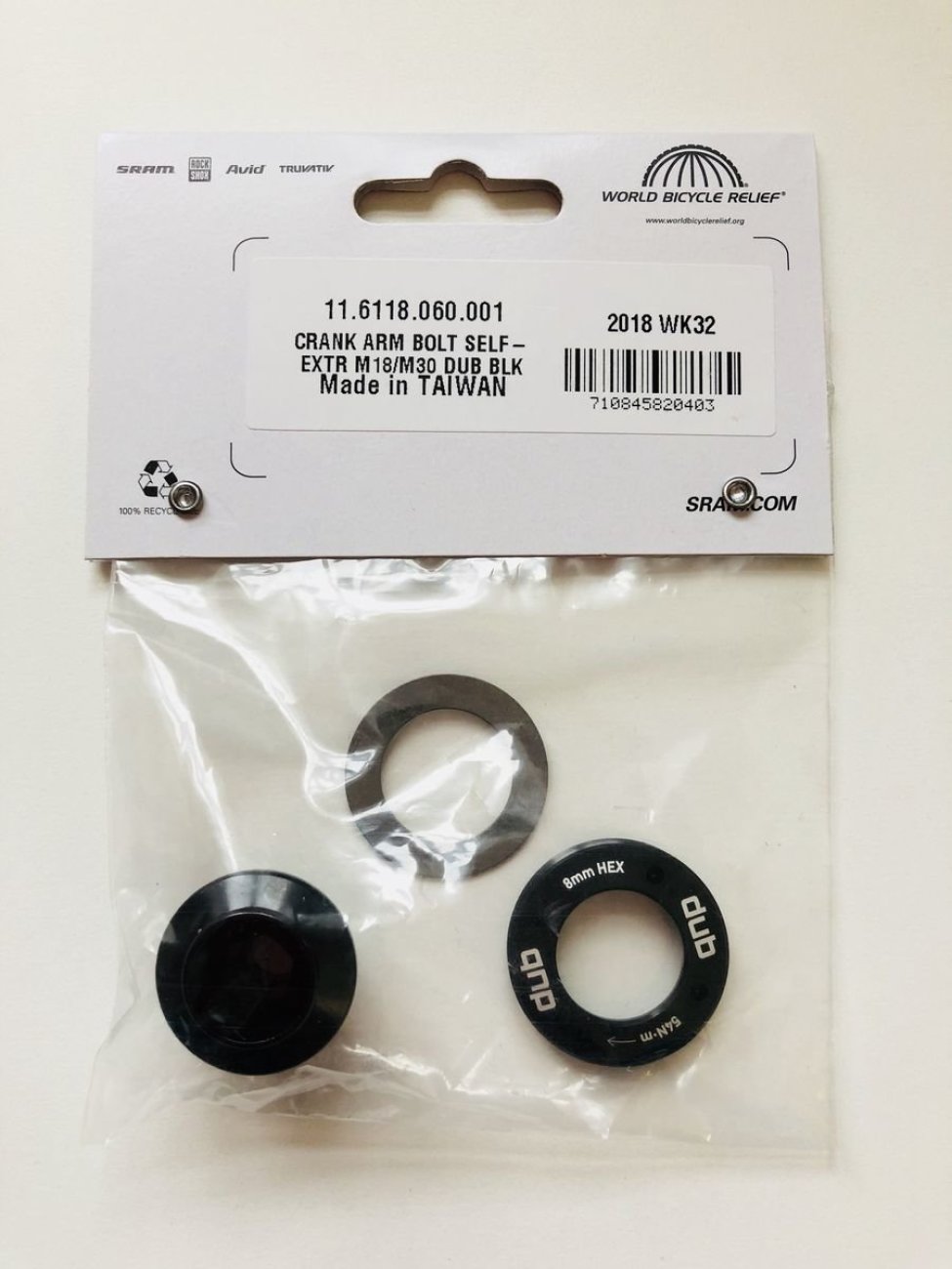 
                SRAM opravná sada - CRANK ARM BOLT KIT SELF-EXTRACTING M18/M30 DUB - čierna
            