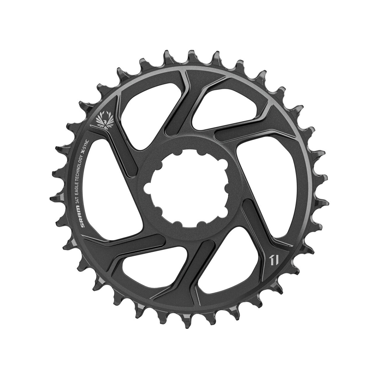 SRAM prevodník - X-SYNC 2 34 6mm - čierna