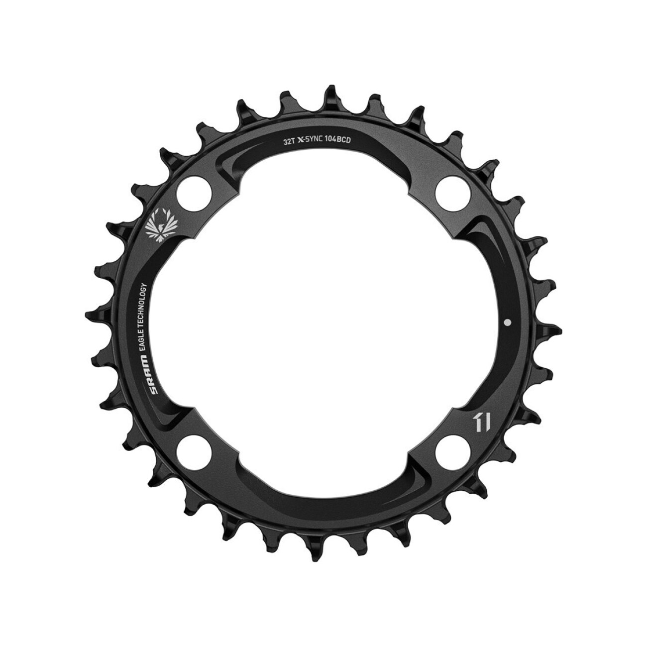 SRAM prevodník - X-SYNC 2 32z 104 BCD - čierna