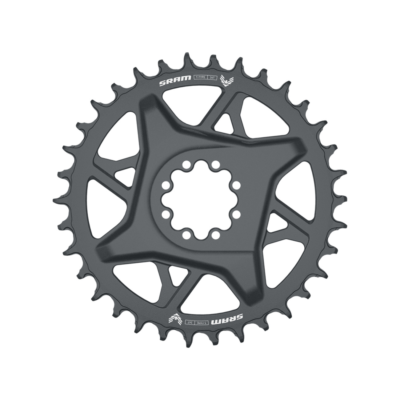 SRAM prevodník - T-TYPE 34T 3mm - čierna