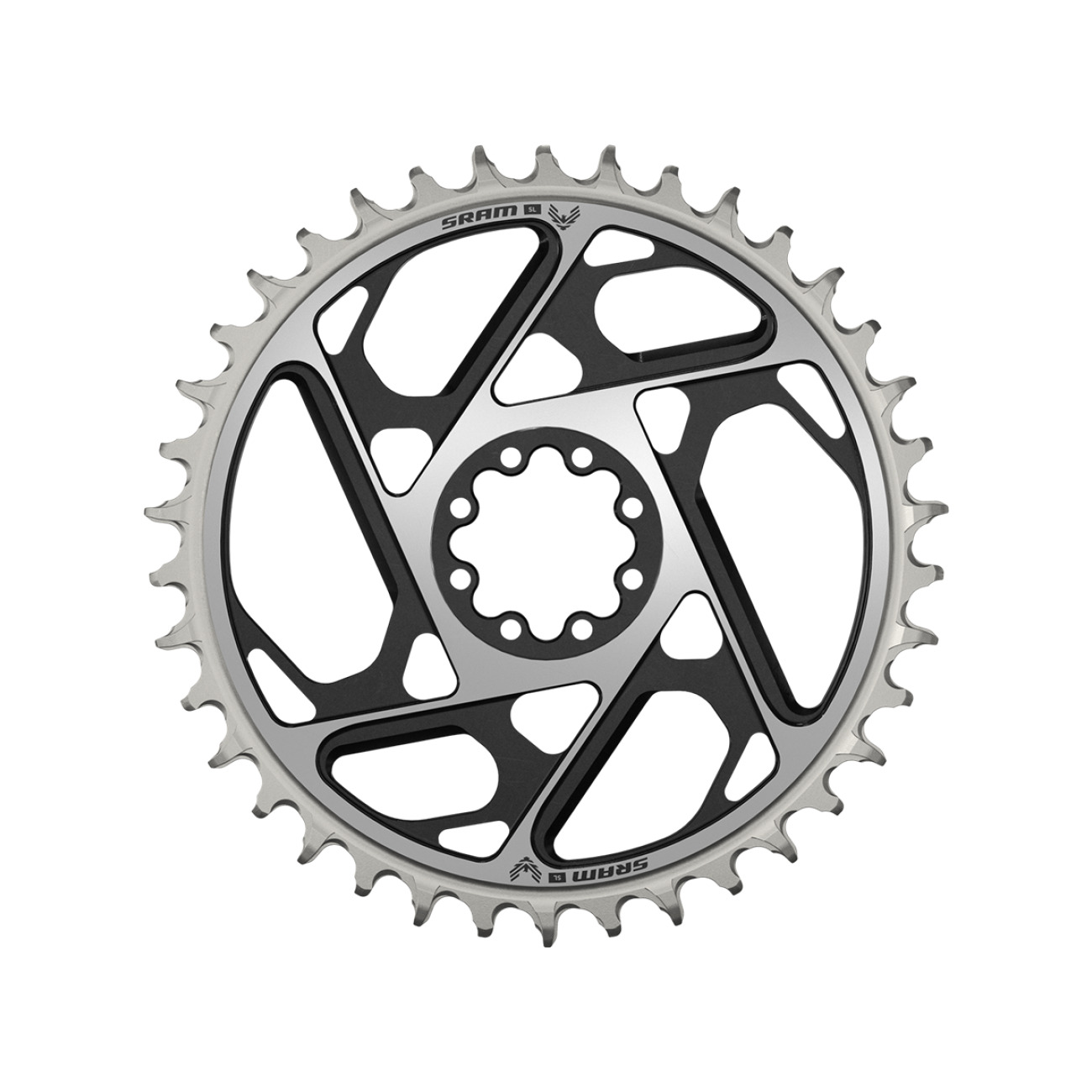 SRAM prevodník - T-TYPE 38T 3mm - strieborná/čierna