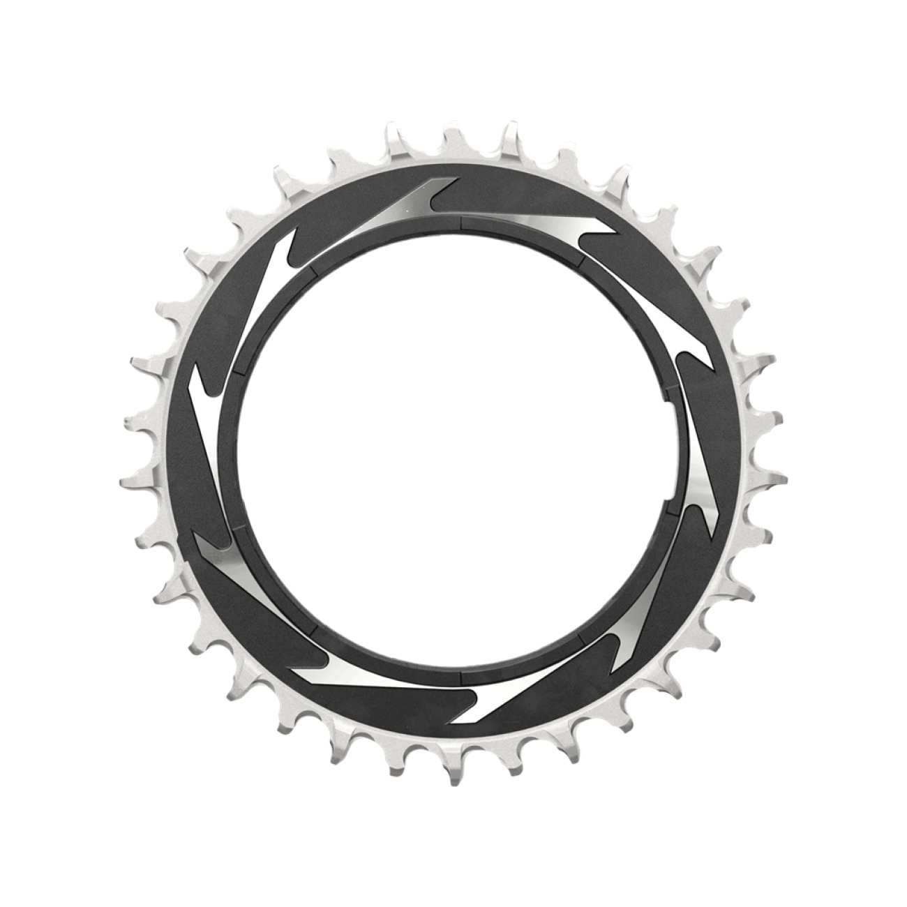 SRAM prevodník - T-TYPE 34T 3mm - strieborná/čierna