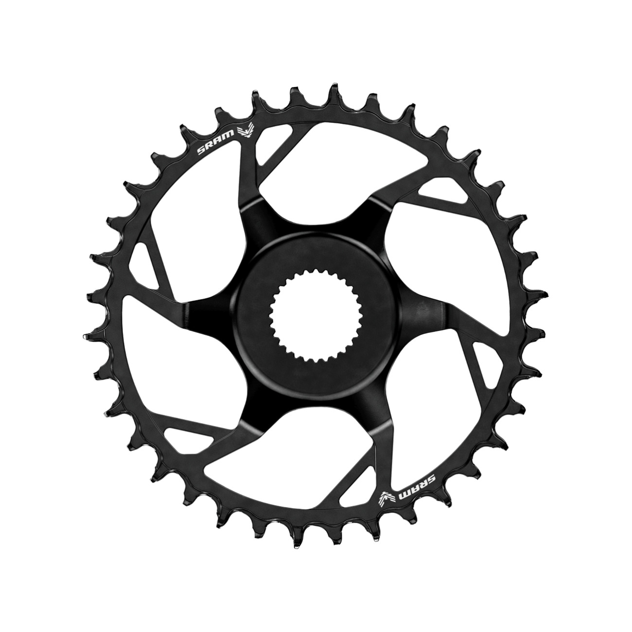 SRAM prevodník - T-TYPE 38T CL55 BOSCH GENERATION 4 - čierna