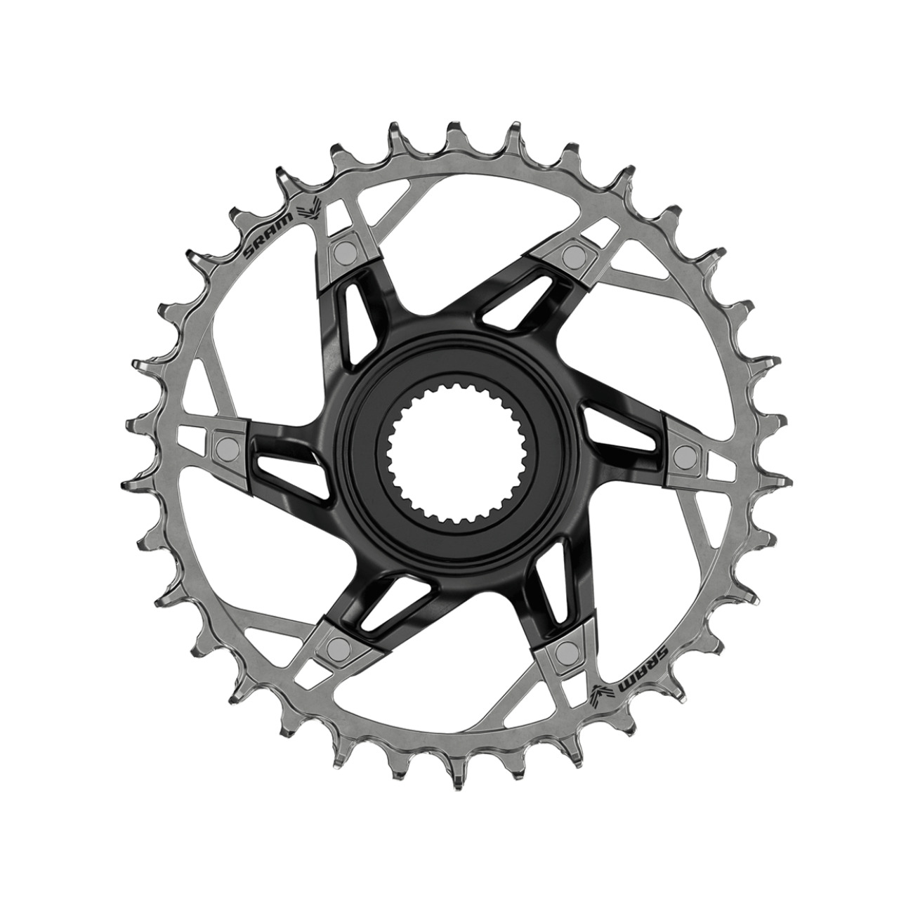 SRAM prevodník - XX T-TYPE 36T BOSCH GENERATION 4 - strieborná/čierna