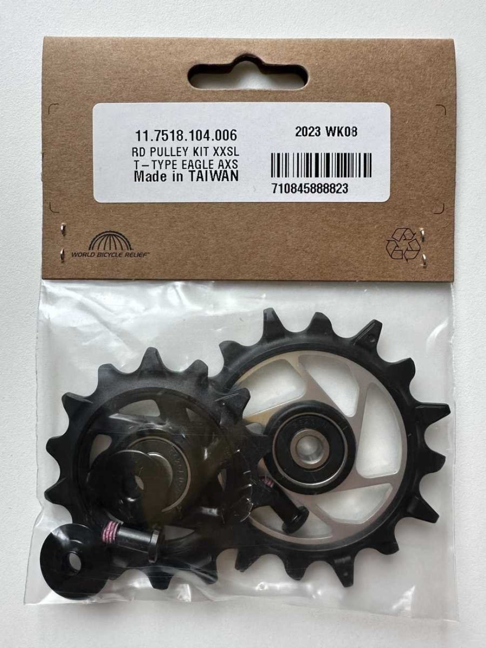 E-shop SRAM kladky pre prehadzovačku - PULLEYS XXSL T-TYPE EAGLE AXS - čierna