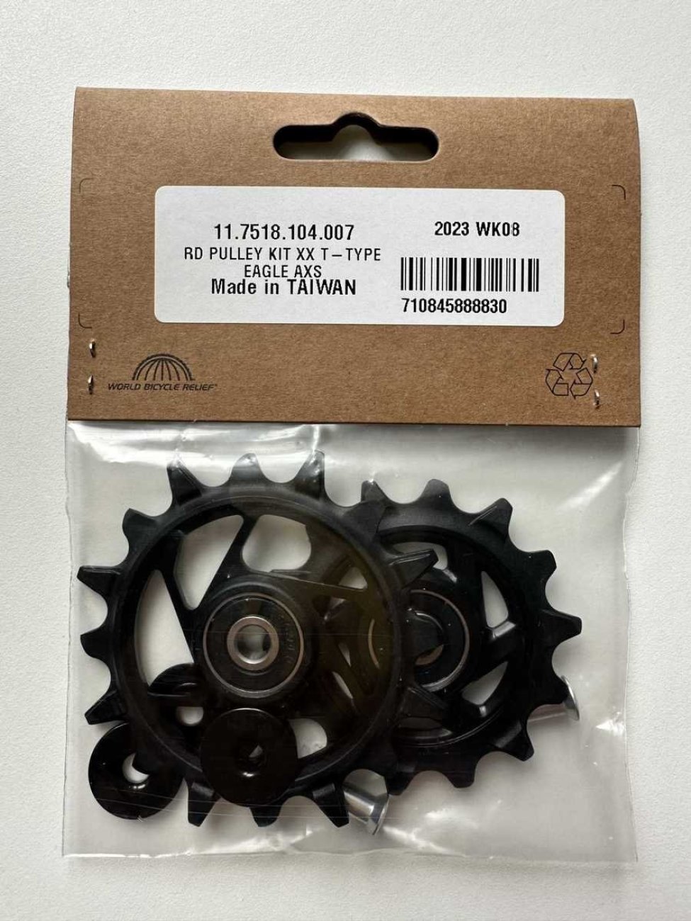 E-shop SRAM kladky pre prehadzovačku - PULLEYS XX T-TYPE EAGLE AXS - čierna