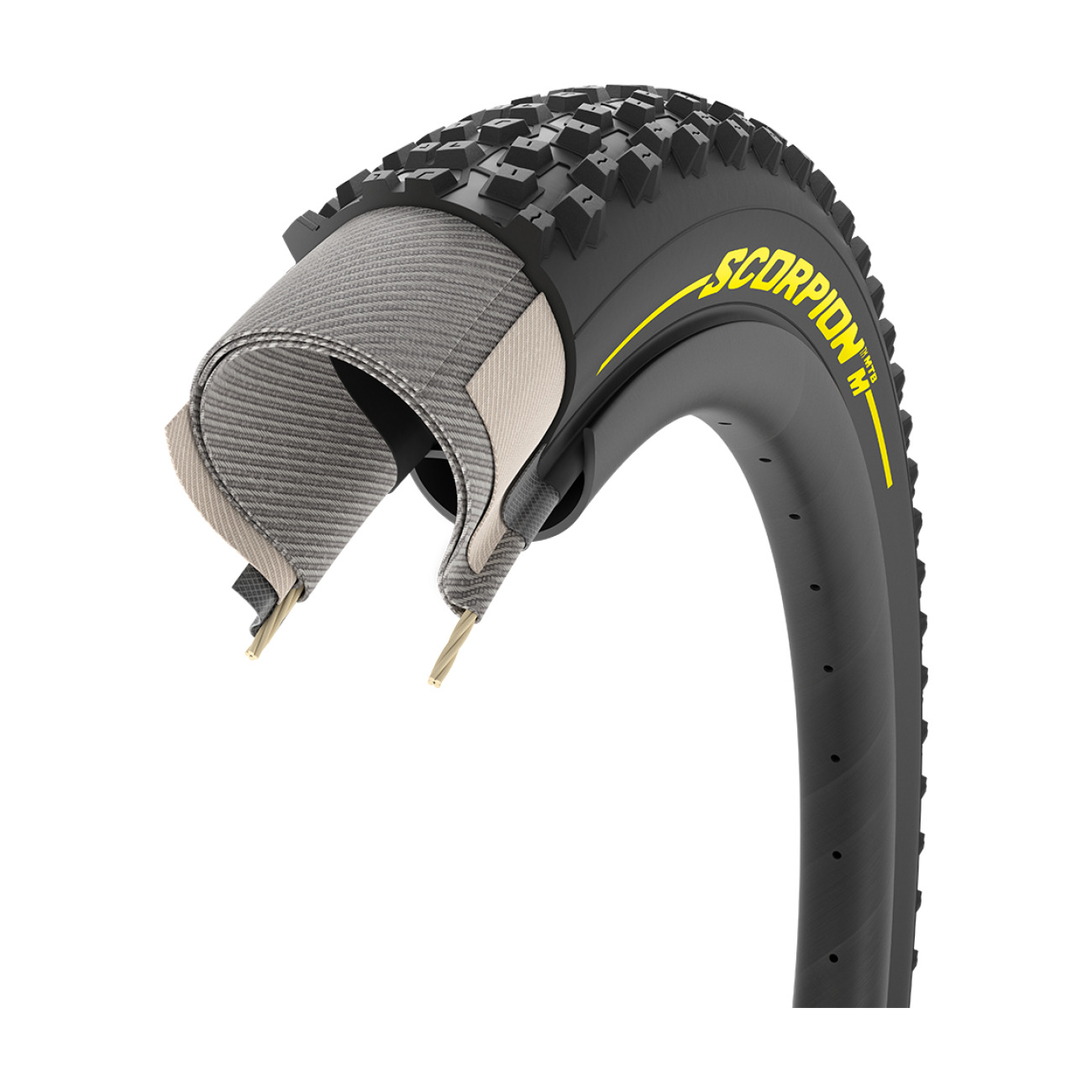 PIRELLI plášť - SCORPION TRAIL M COLOUR EDITION PROWALL 29 x 2.4 60 tpi - žltá/čierna