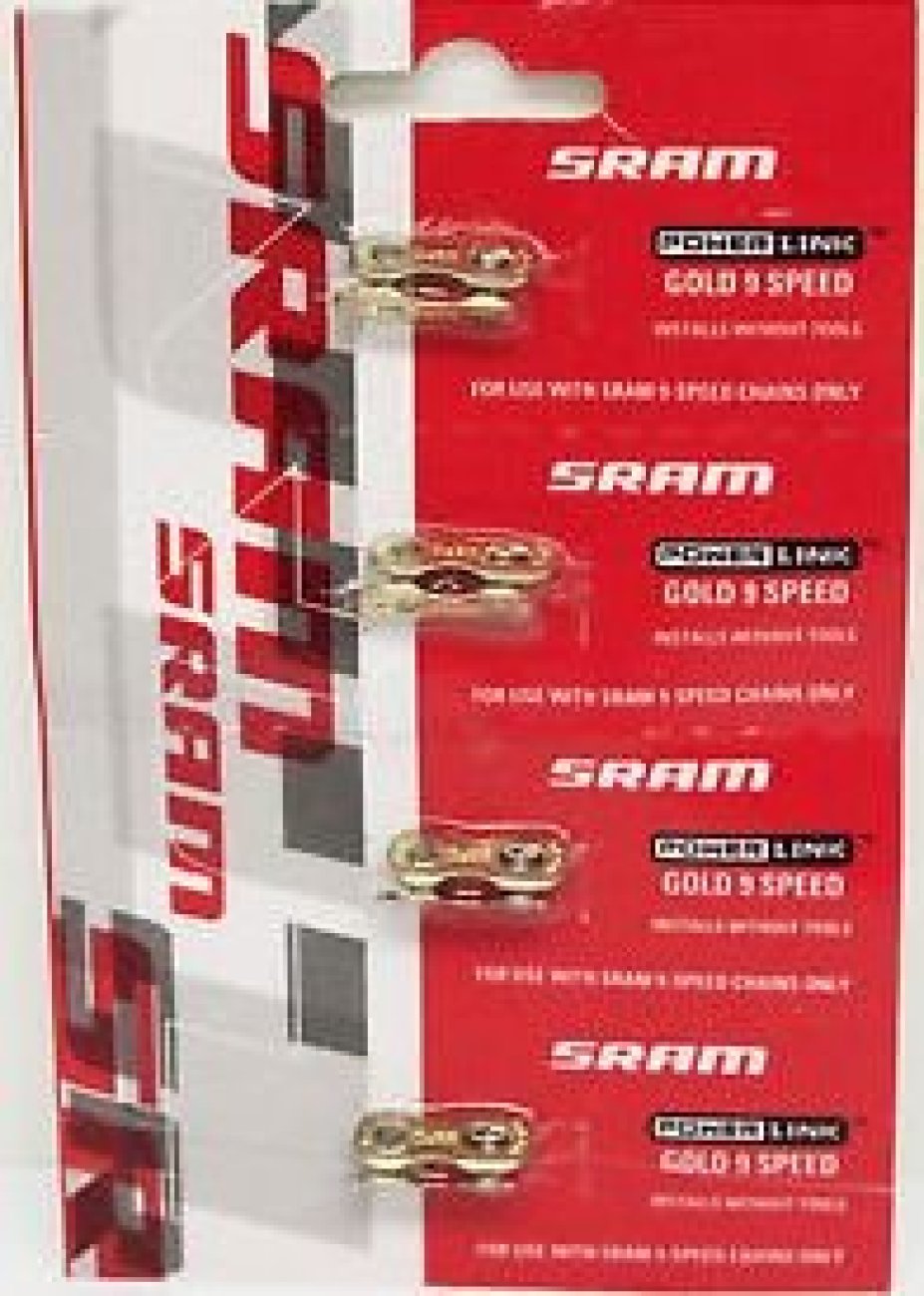 SRAM spojka - POWERLOCK 9 - strieborná