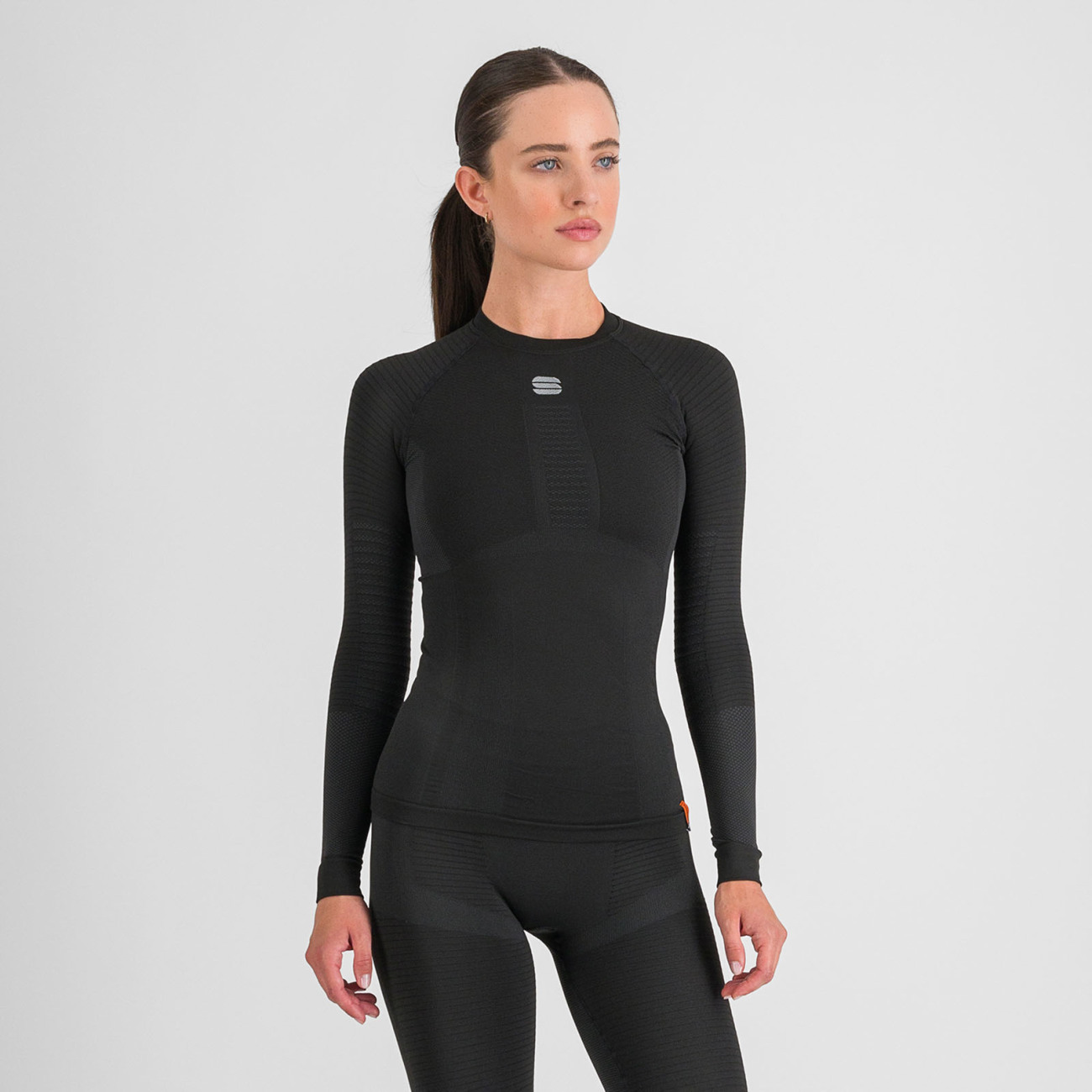SPORTFUL Cyklistické tričko s dlhým rukávom - 2ND SKIN - čierna