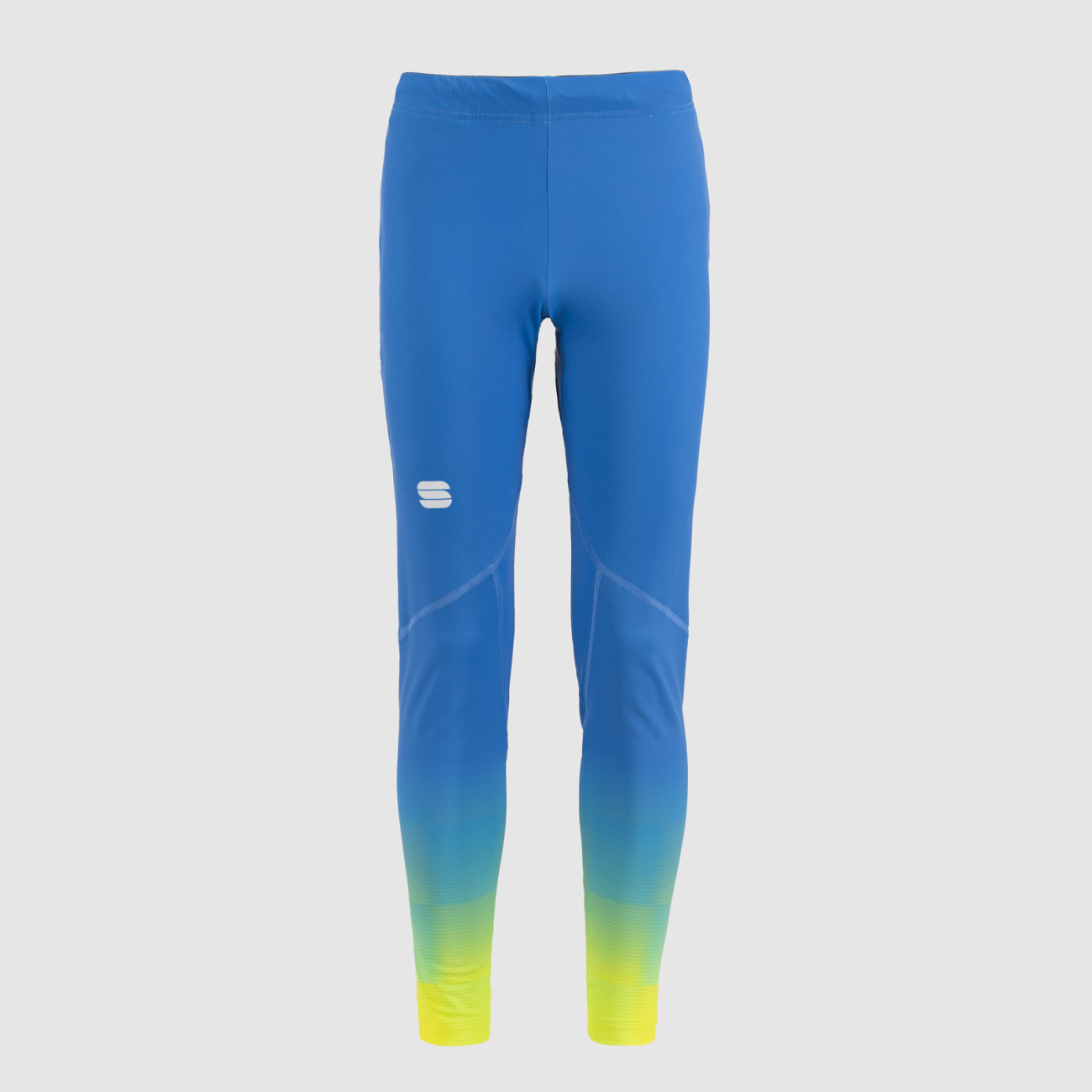 SPORTFUL legíny - SQUADRA - modrá/žltá