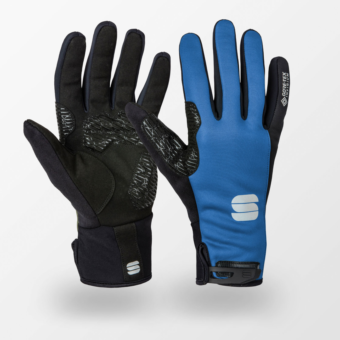 SPORTFUL Cyklistické rukavice dlhoprsté - WS ESSENTIAL 2 - modrá