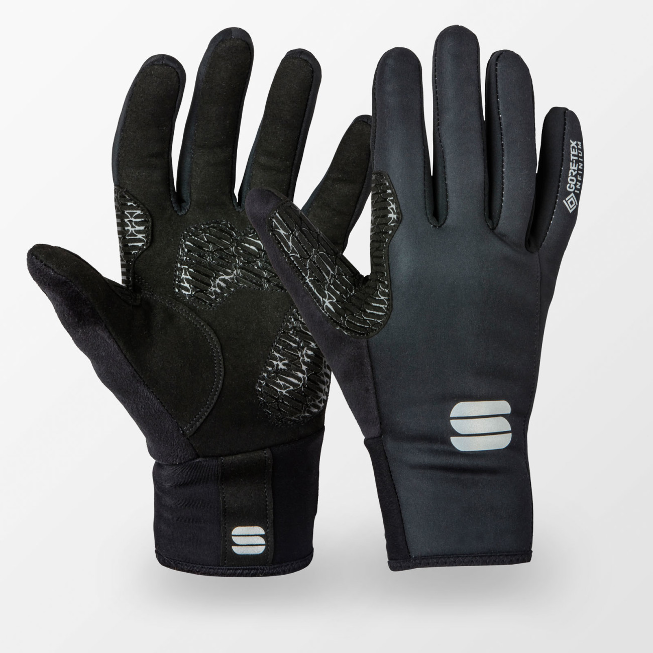 SPORTFUL Cyklistické rukavice dlhoprsté - WS ESSENTIAL 2 - čierna