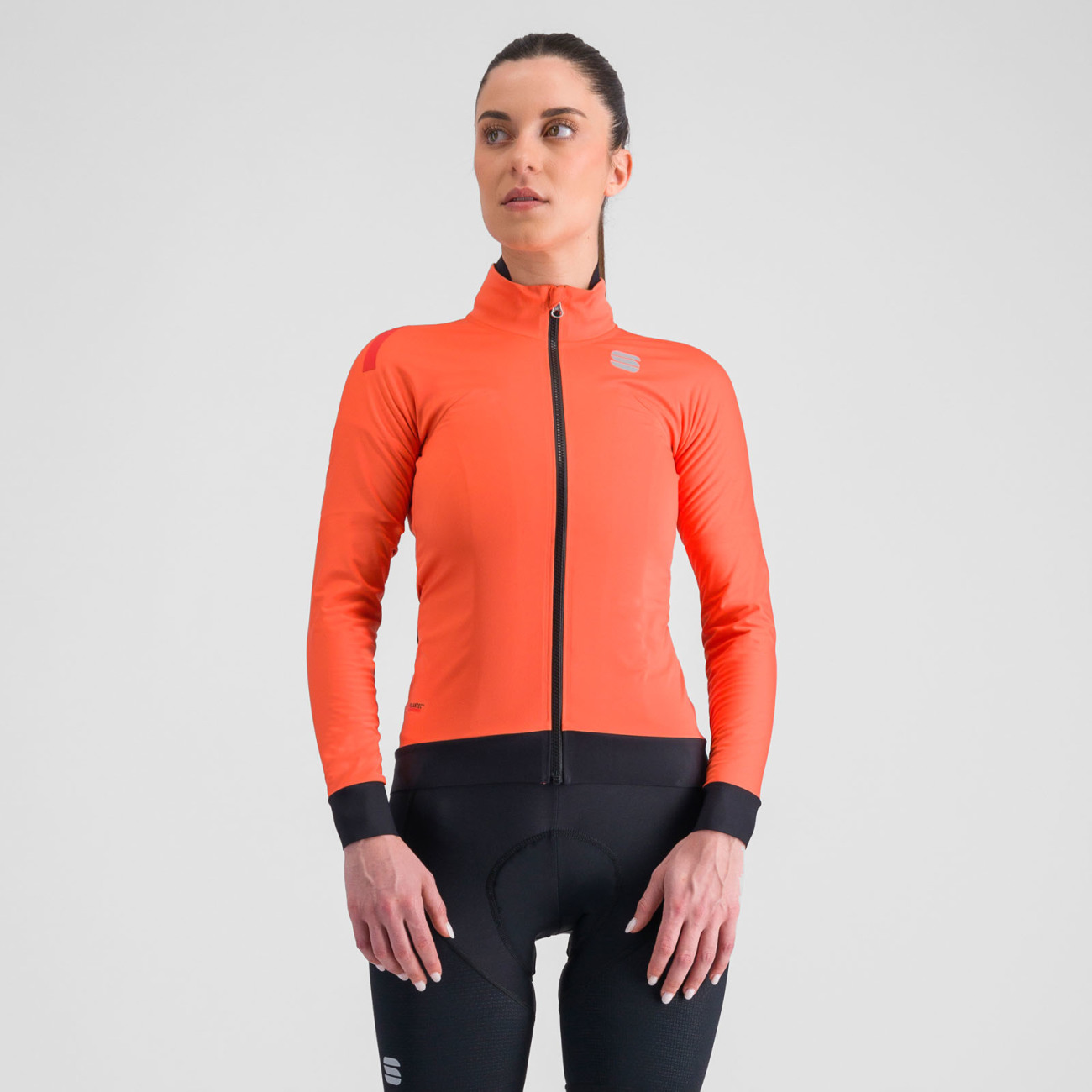 
                SPORTFUL Cyklistická vetruodolná bunda - FIANDRE PRO - oranžová XS
            