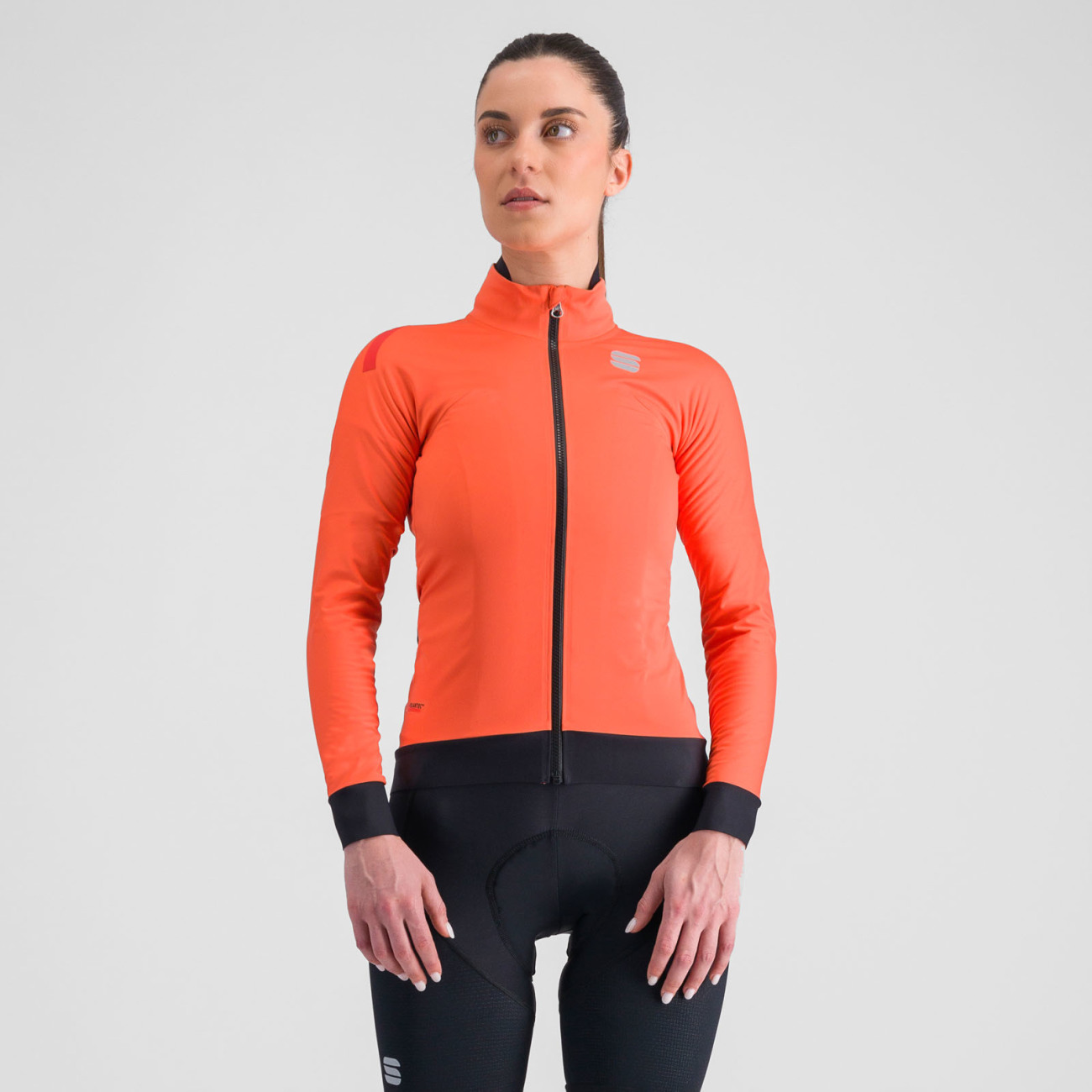 SPORTFUL Cyklistická vetruodolná bunda - FIANDRE PRO - oranžová