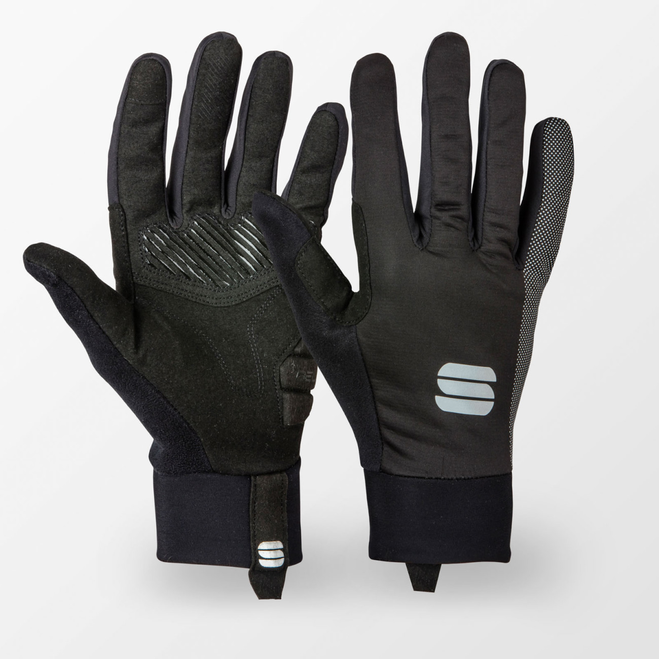 SPORTFUL Cyklistické rukavice dlhoprsté - GIARA THERMAL - čierna