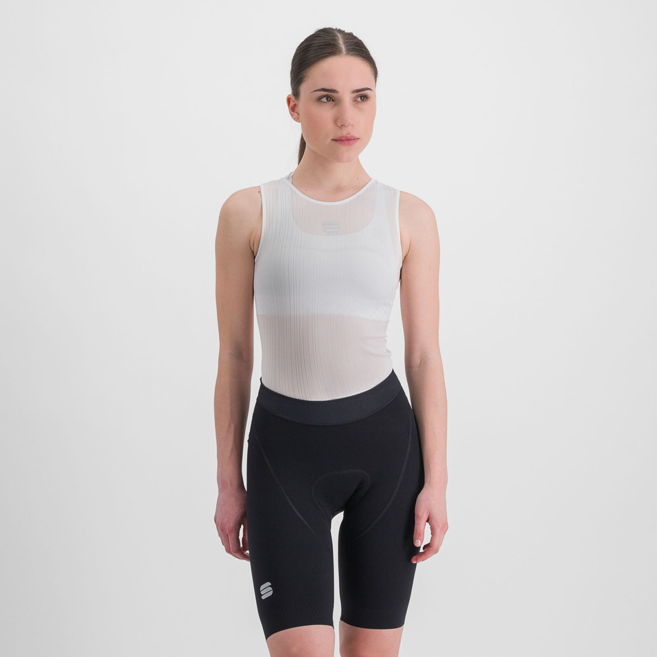 SPORTFUL Cyklistické nohavice krátke bez trakov - TOTAL COMFORT - čierna
