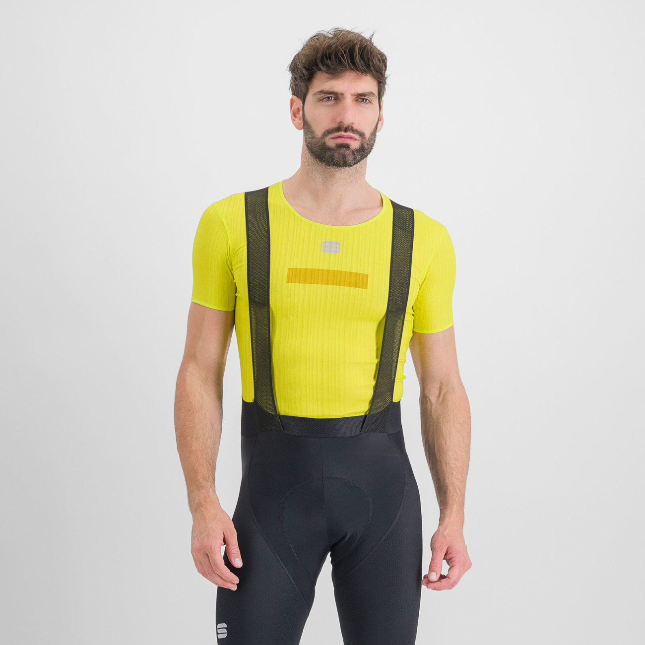 SPORTFUL Cyklistické tričko s krátkym rukávom - PRO BASELAYER - žltá