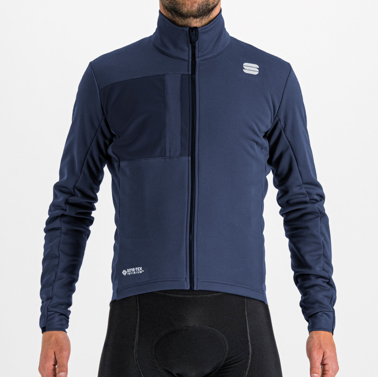 
                SPORTFUL Cyklistická zateplená bunda - SUPER - modrá 2XL
            