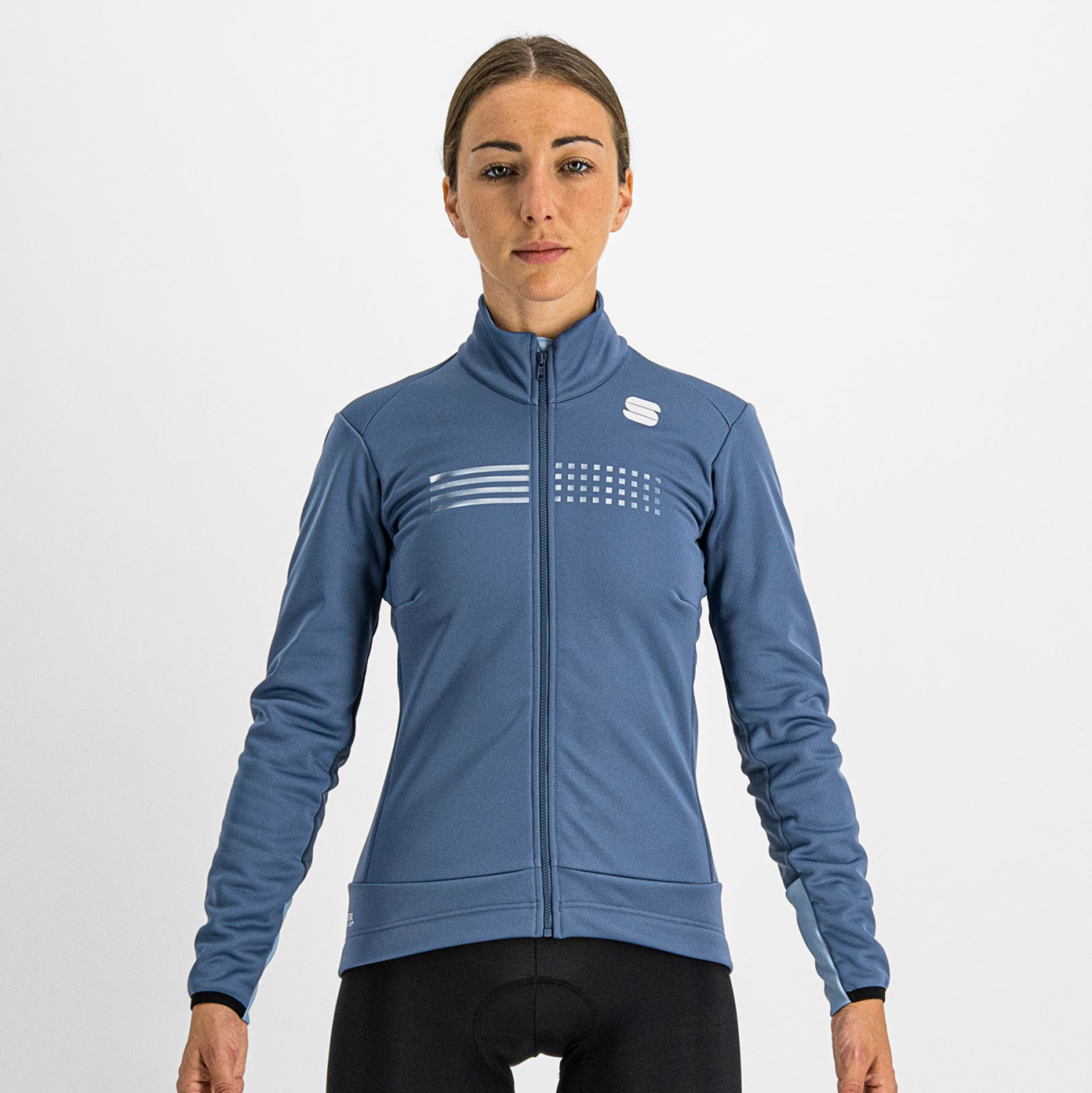 SPORTFUL Cyklistická zateplená bunda - TEMPO - modrá
