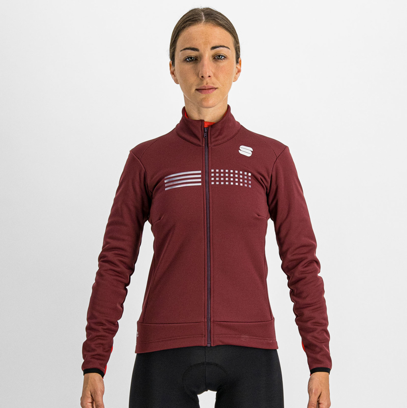 SPORTFUL Cyklistická zateplená bunda - TEMPO - hnedá