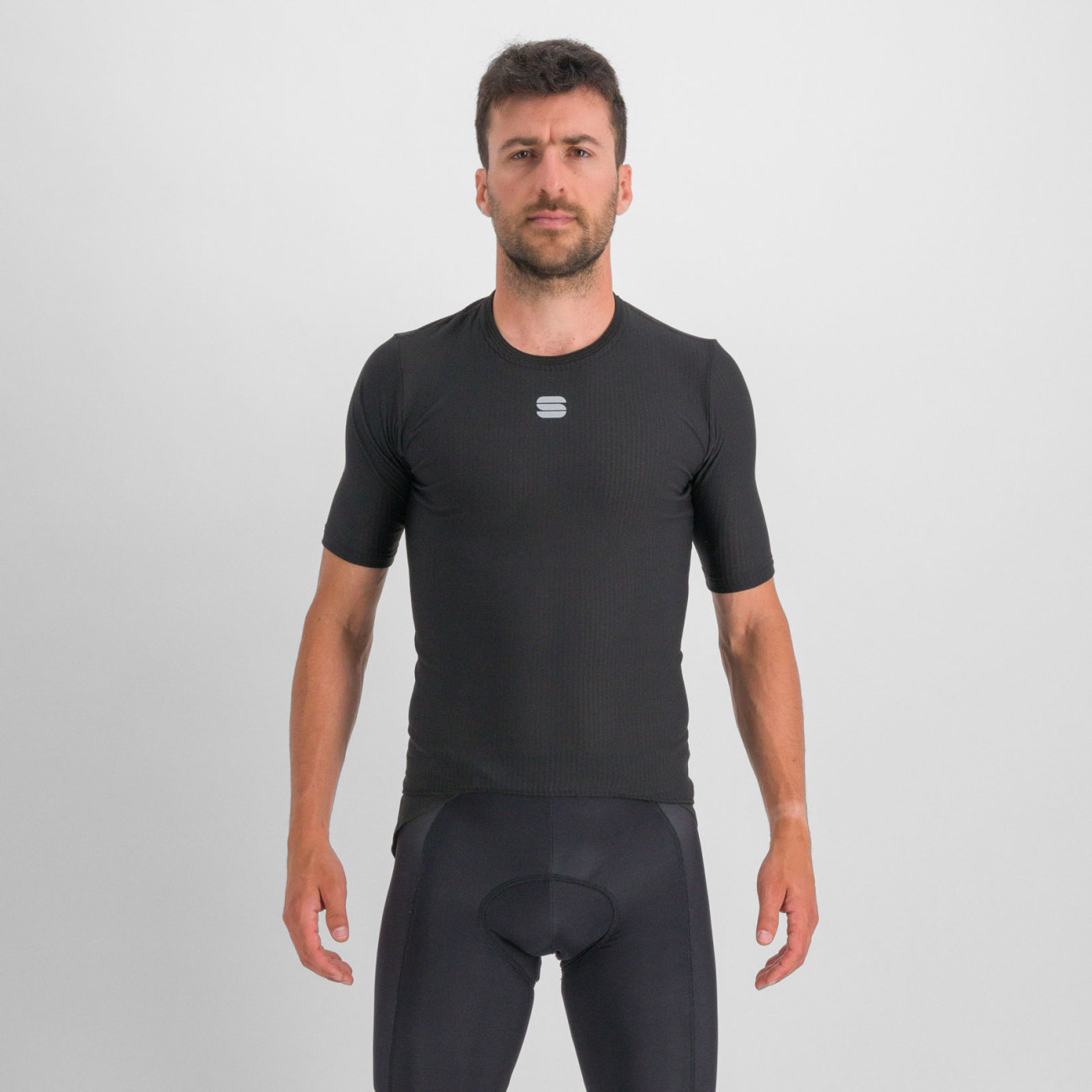 SPORTFUL Cyklistické tričko s krátkym rukávom - BODYFIT PRO - čierna XL