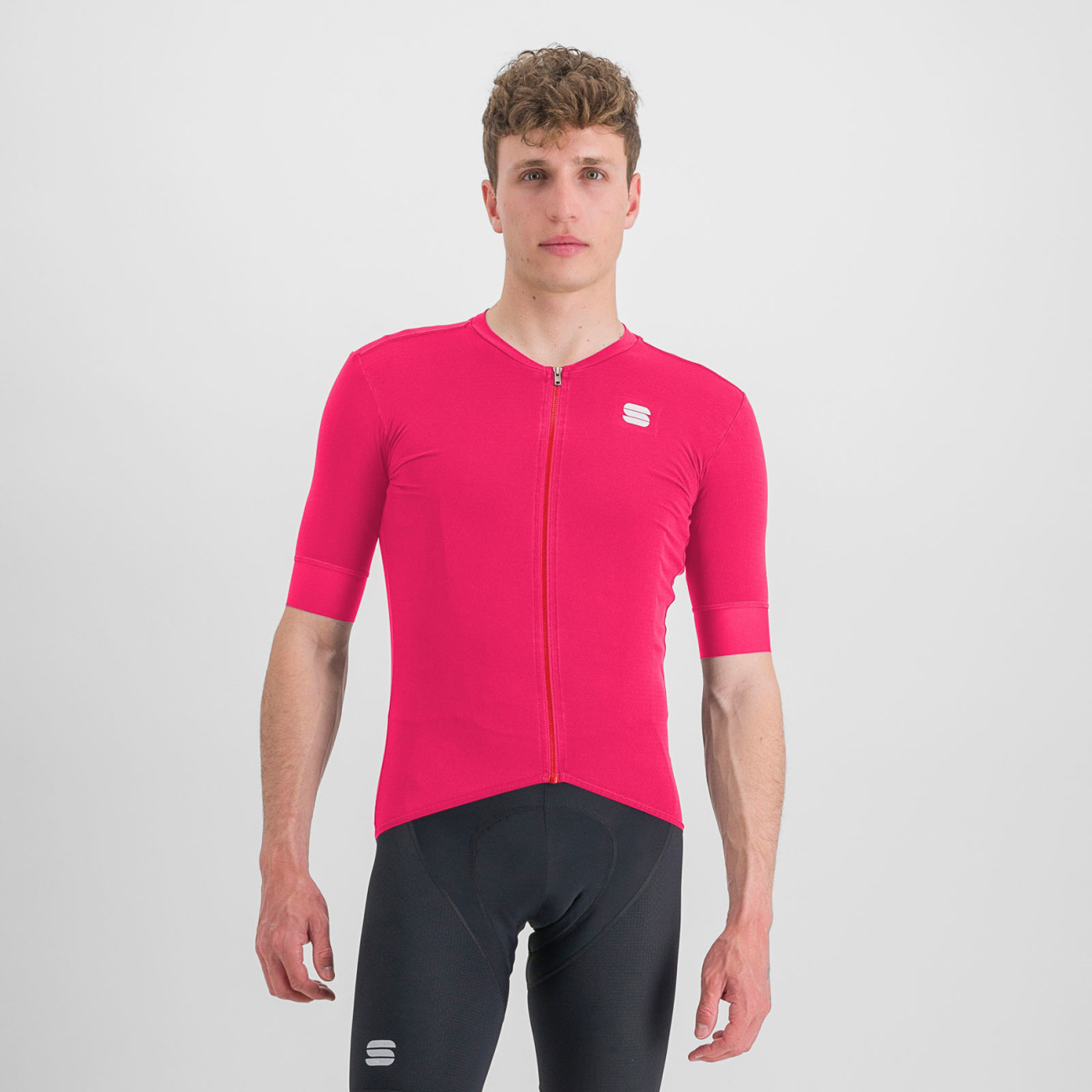 
                SPORTFUL Cyklistický dres s krátkym rukávom - MONOCROM - ružová S
            