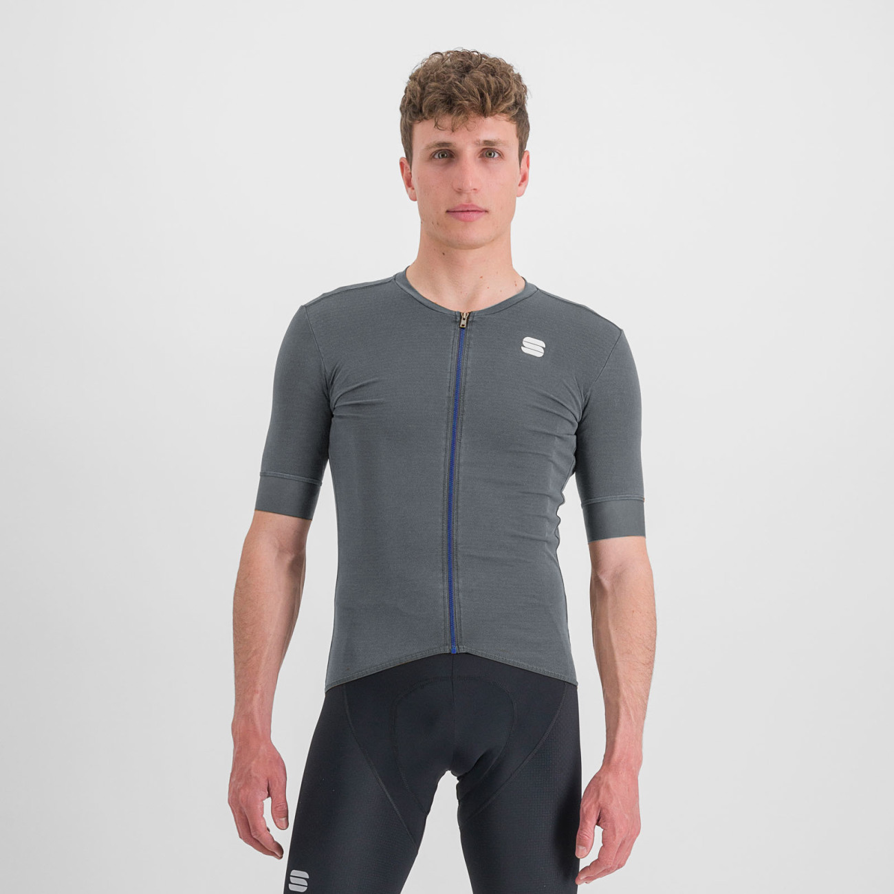 
                SPORTFUL Cyklistický dres s krátkym rukávom - MONOCROM - antracitová
            