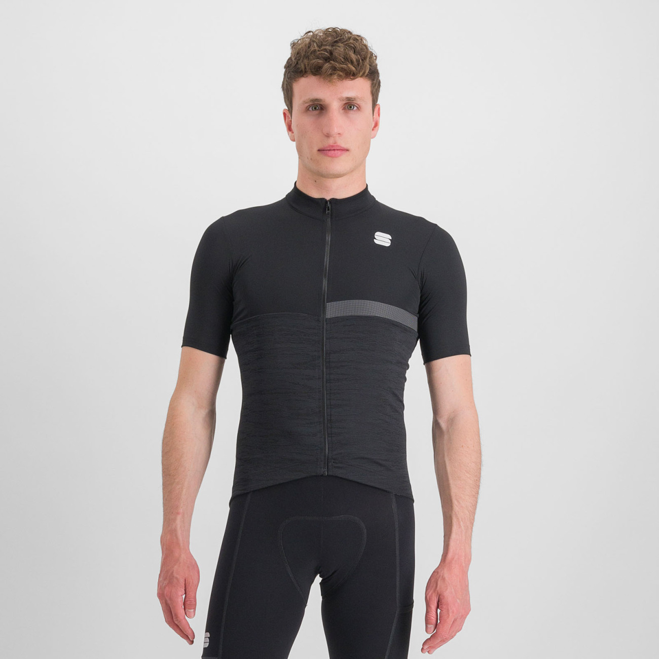 SPORTFUL Cyklistický dres s krátkym rukávom - GIARA - čierna