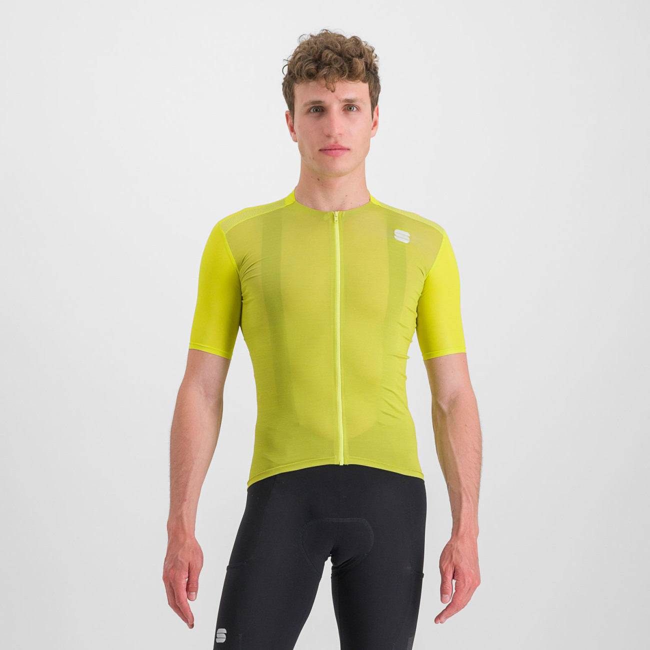 SPORTFUL Cyklistický dres s krátkym rukávom - SUPERGIARA - žltá
