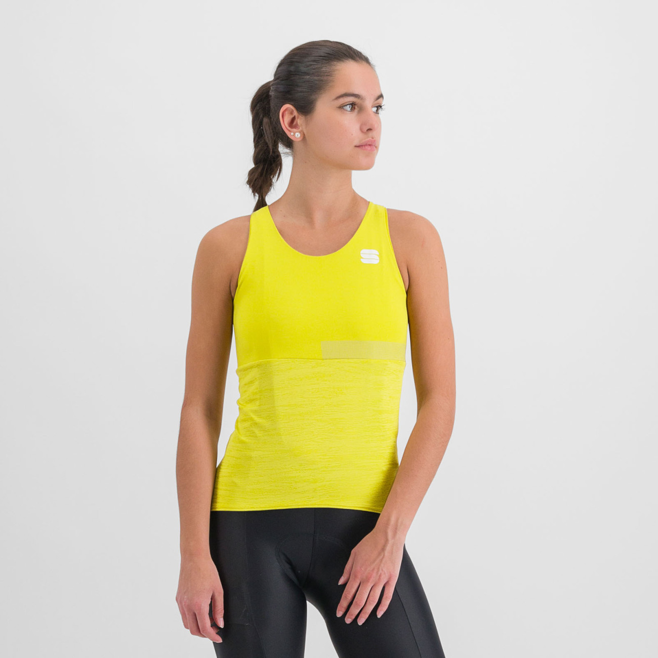 SPORTFUL Cyklistický dres bez rukávov - GIARA - žltá M