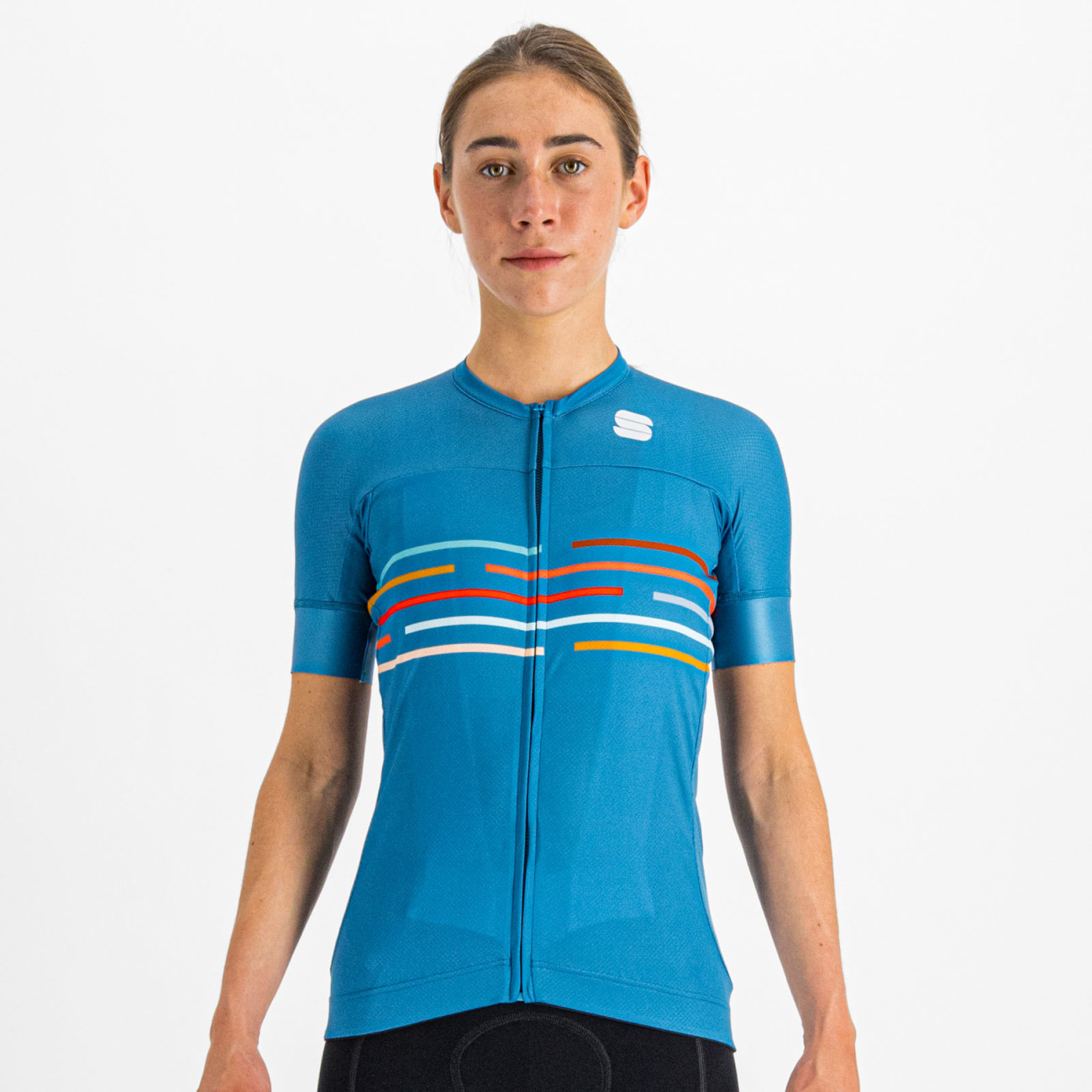 
                SPORTFUL Cyklistický dres s krátkym rukávom - VELODROME - modrá S
            