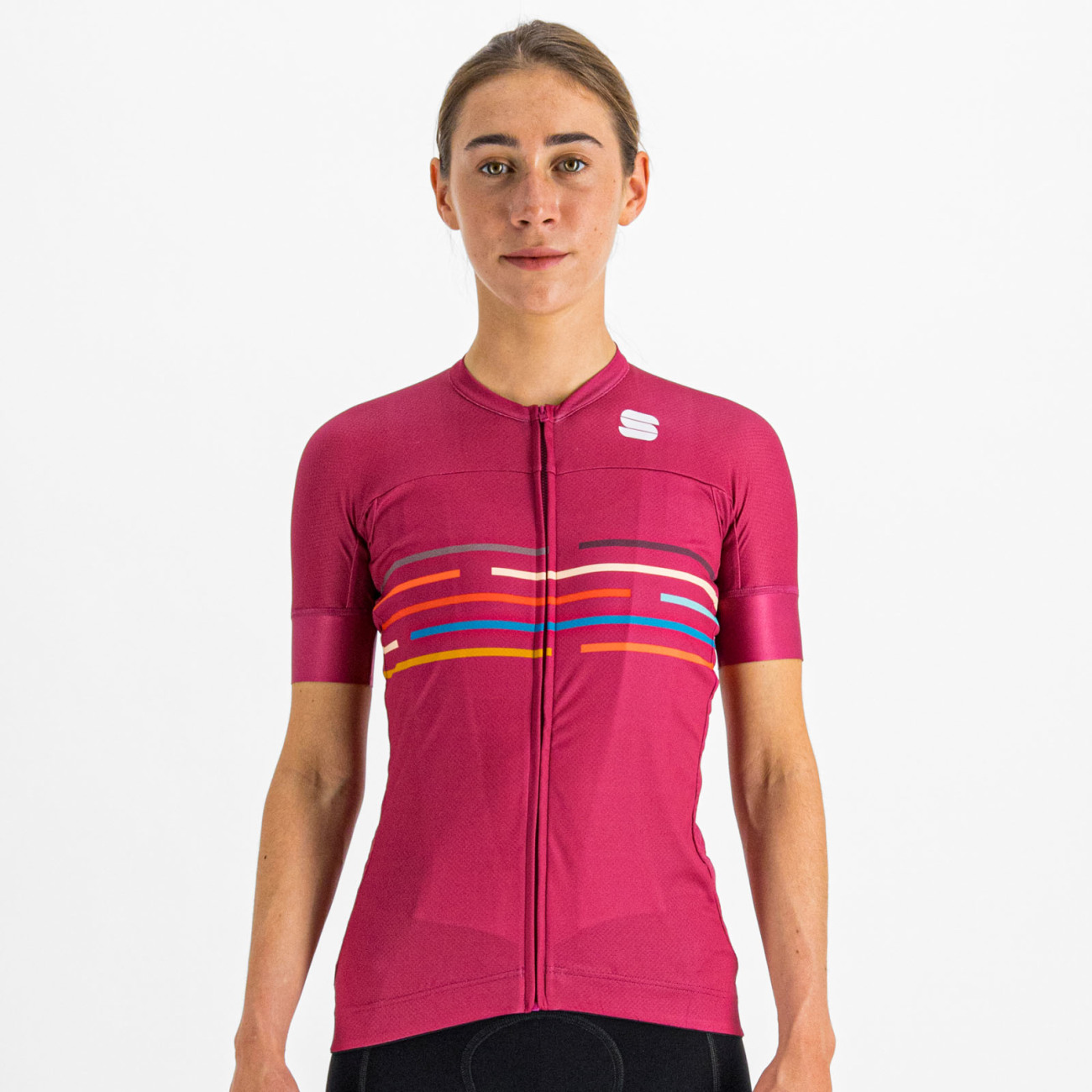 SPORTFUL Cyklistický dres s krátkym rukávom - VELODROME - cyklamenová