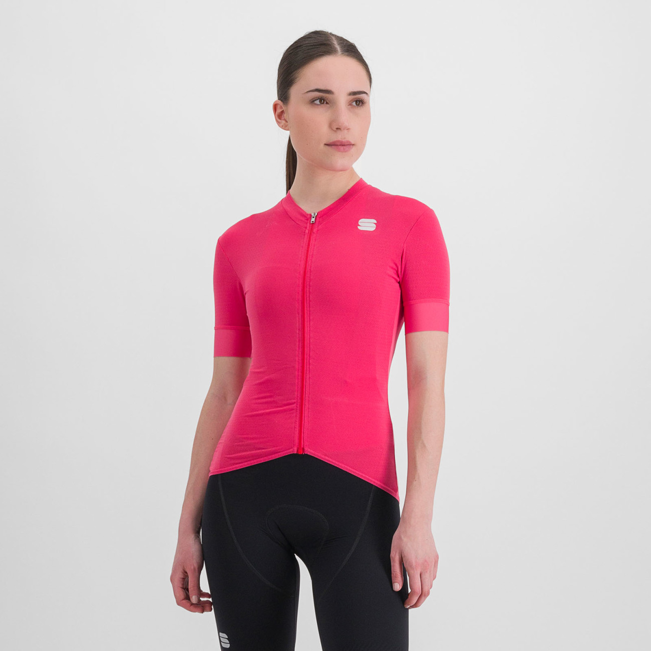 
                SPORTFUL Cyklistický dres s krátkym rukávom - MONOCROM - ružová L
            