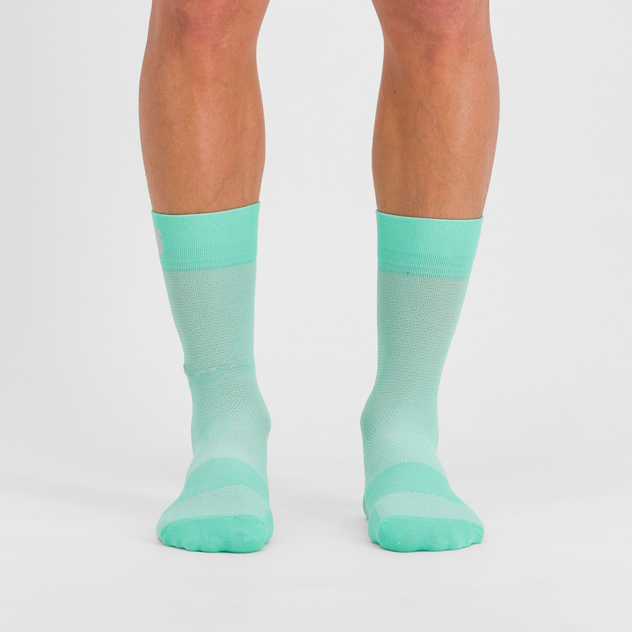 
                SPORTFUL Cyklistické ponožky klasické - MATCHY - svetlo zelená
            