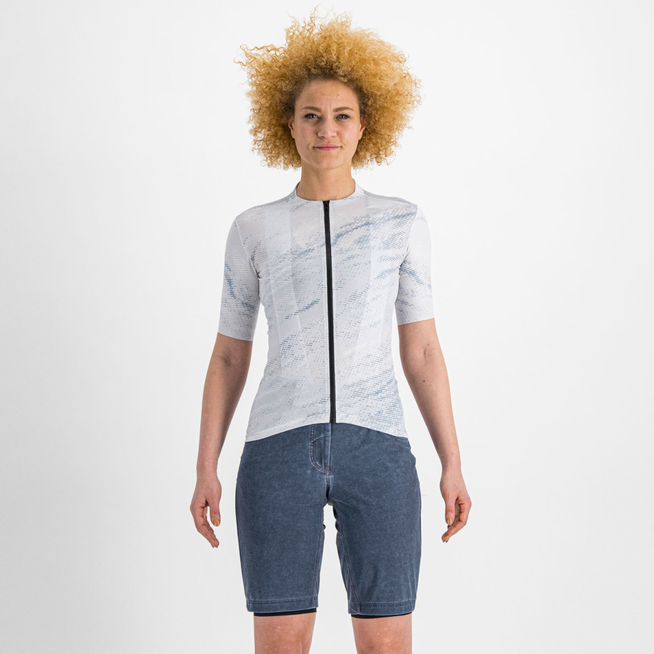 SPORTFUL Cyklistické nohavice krátke bez trakov - GIARA - modrá