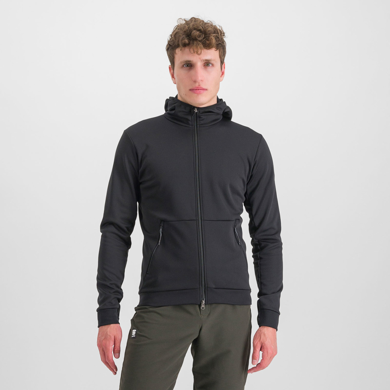 SPORTFUL Cyklistická vetruodolná bunda - METRO SOFTSHELL - čierna