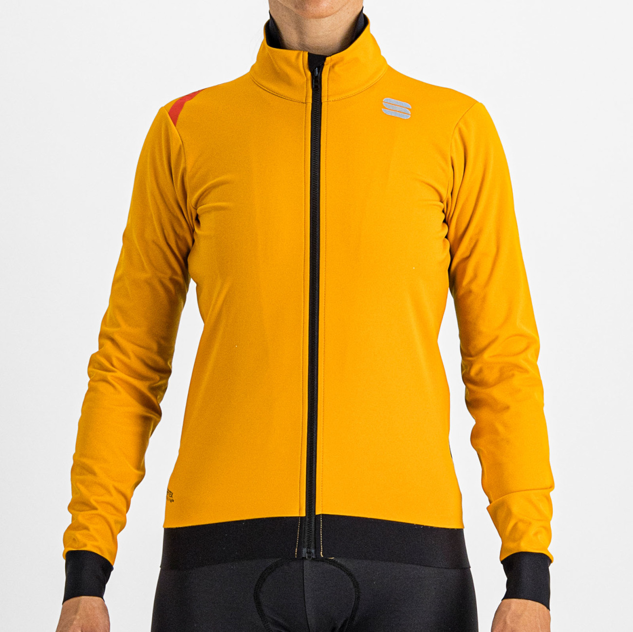
                SPORTFUL Cyklistická vetruodolná bunda - FIANDRE MEDIUM - žltá/čierna 2XL
            