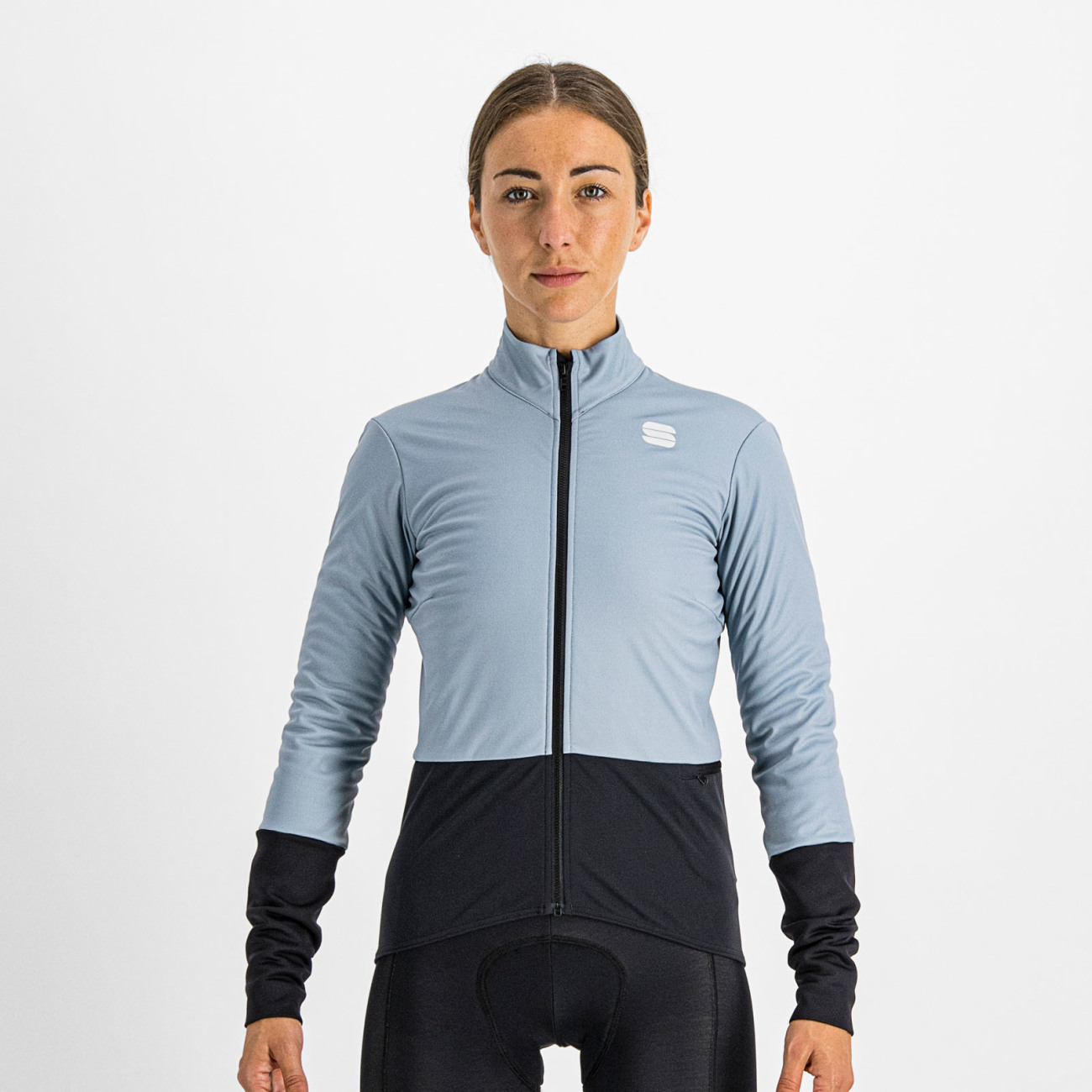 
                SPORTFUL Cyklistická vetruodolná bunda - TOTAL COMFORT - svetlo modrá/čierna XS
            