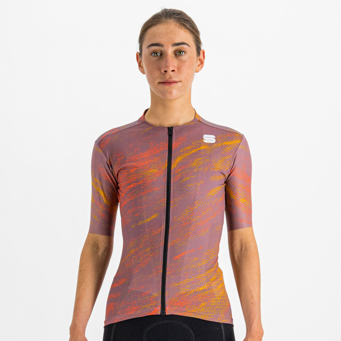 
                SPORTFUL Cyklistický dres s krátkym rukávom - CLIFF SUPERGIARA - fialová/oranžová L
            