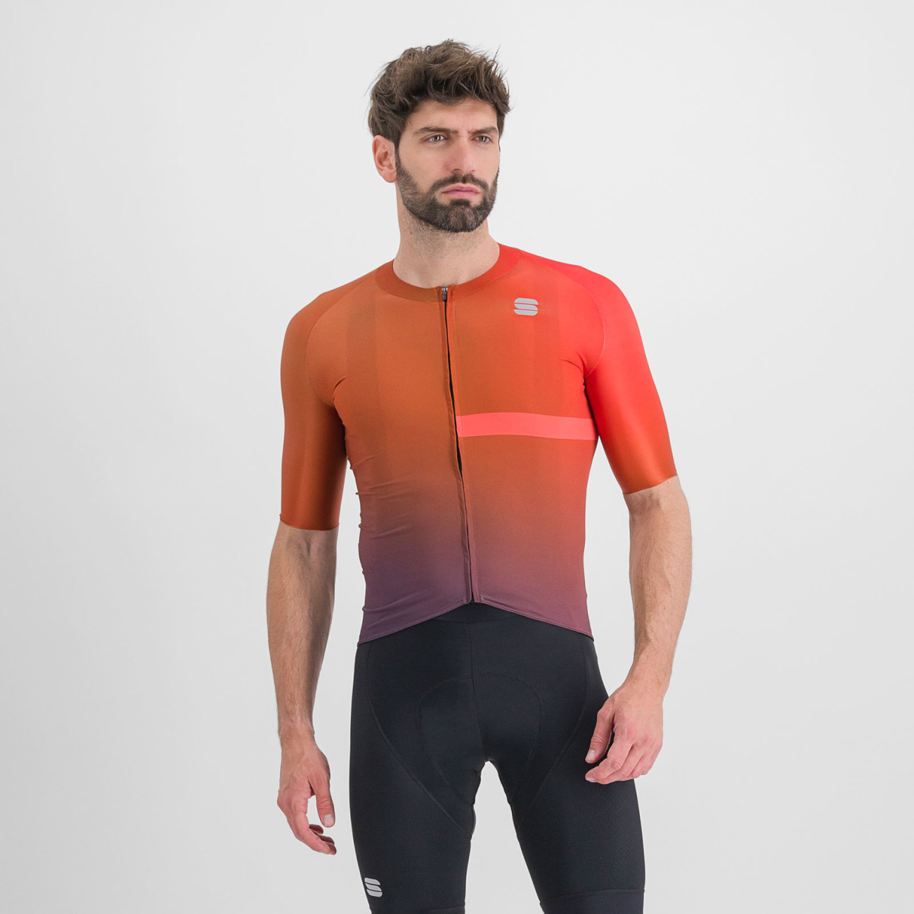 
                SPORTFUL Cyklistický dres s krátkym rukávom - BOMBER - oranžová
            