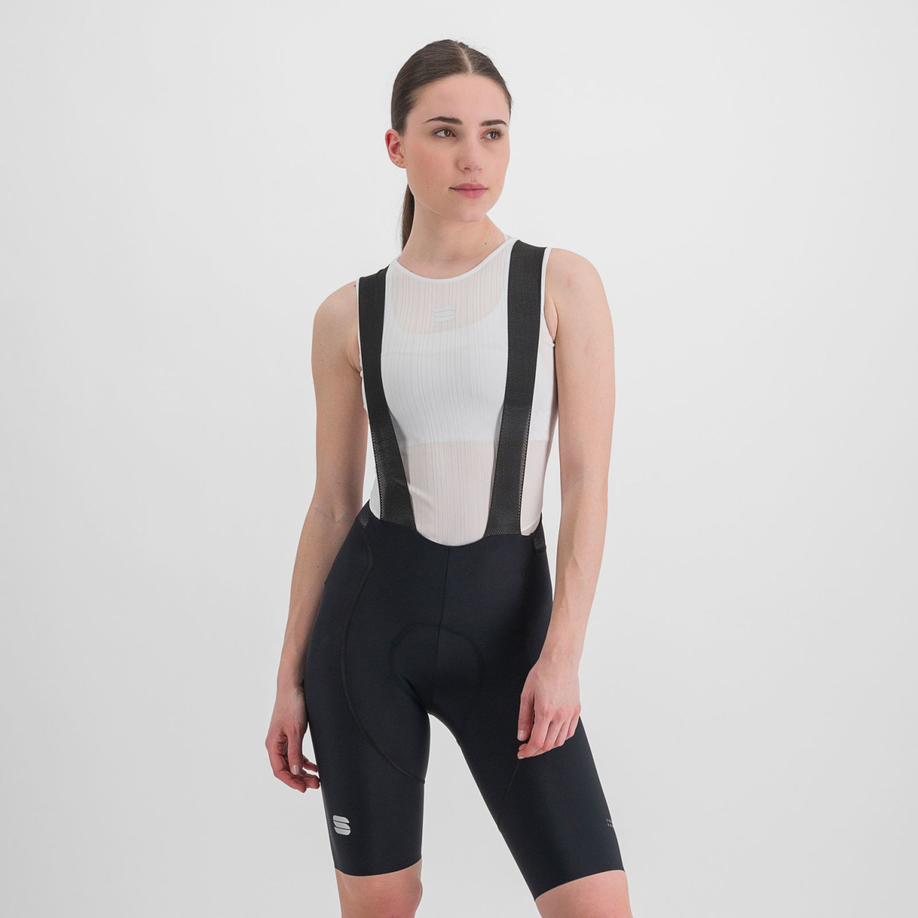 SPORTFUL Cyklistické tričko bez rukávov - PRO BASELAYER - biela
